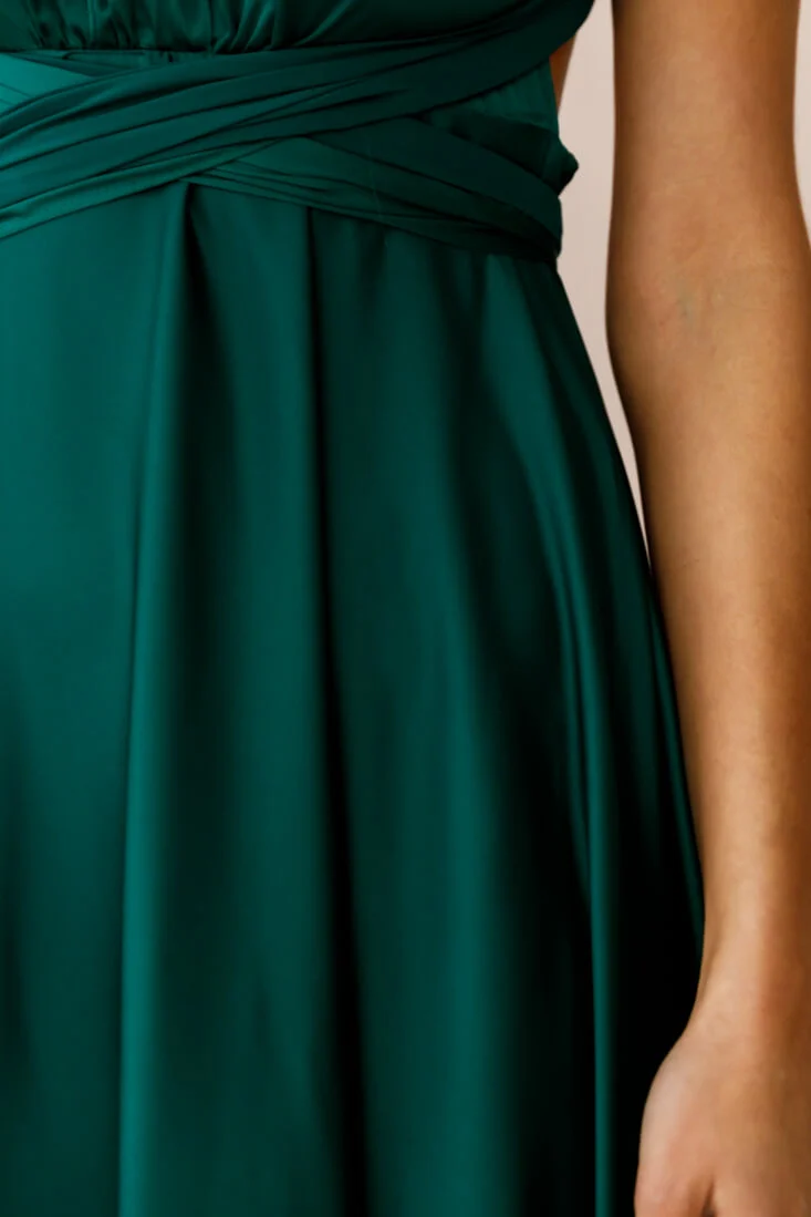Ariana Multiway Maxi Dress Green Jade - Image 5