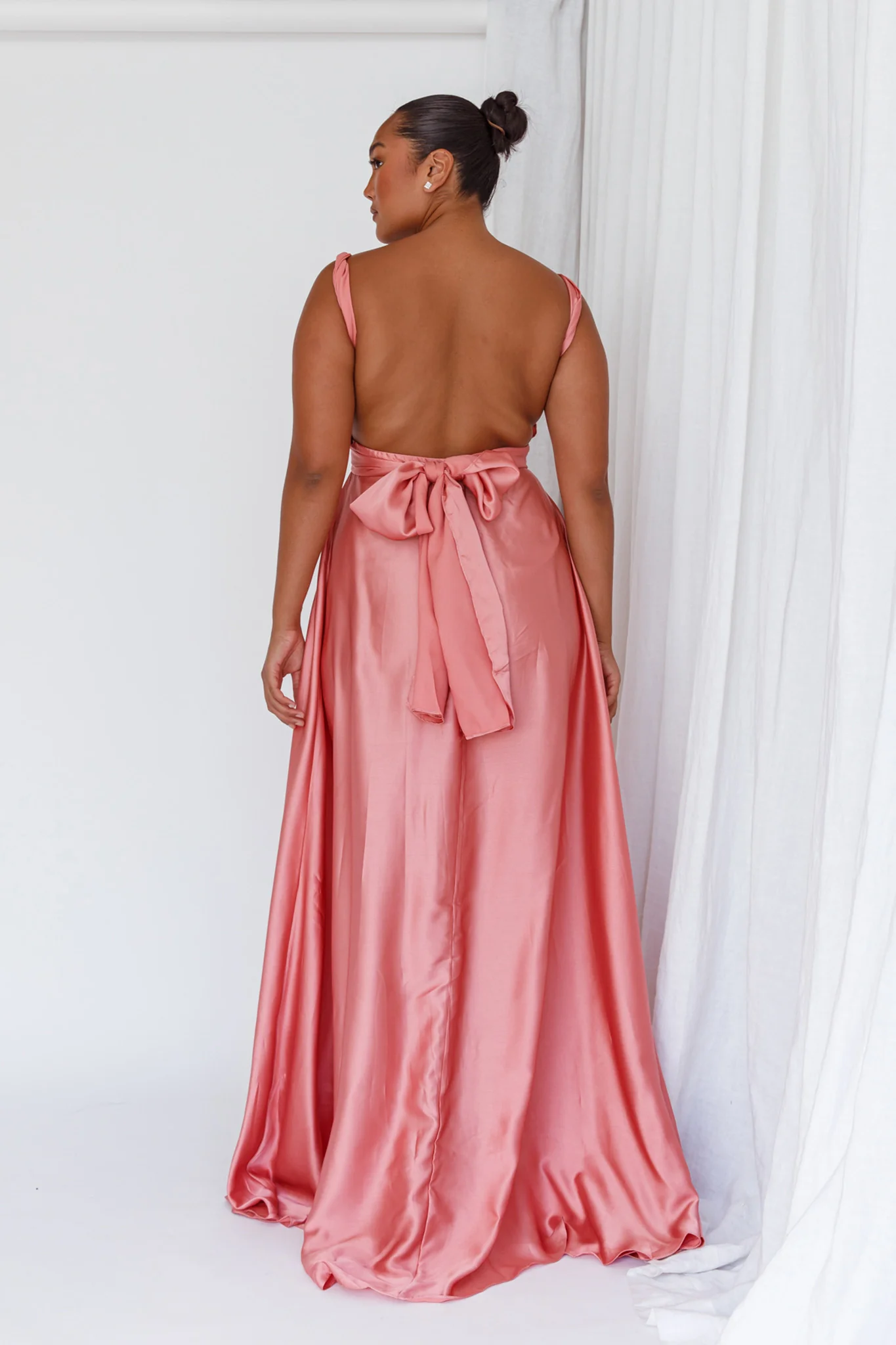 Ariana Multiway Maxi Dress Rose - Image 4