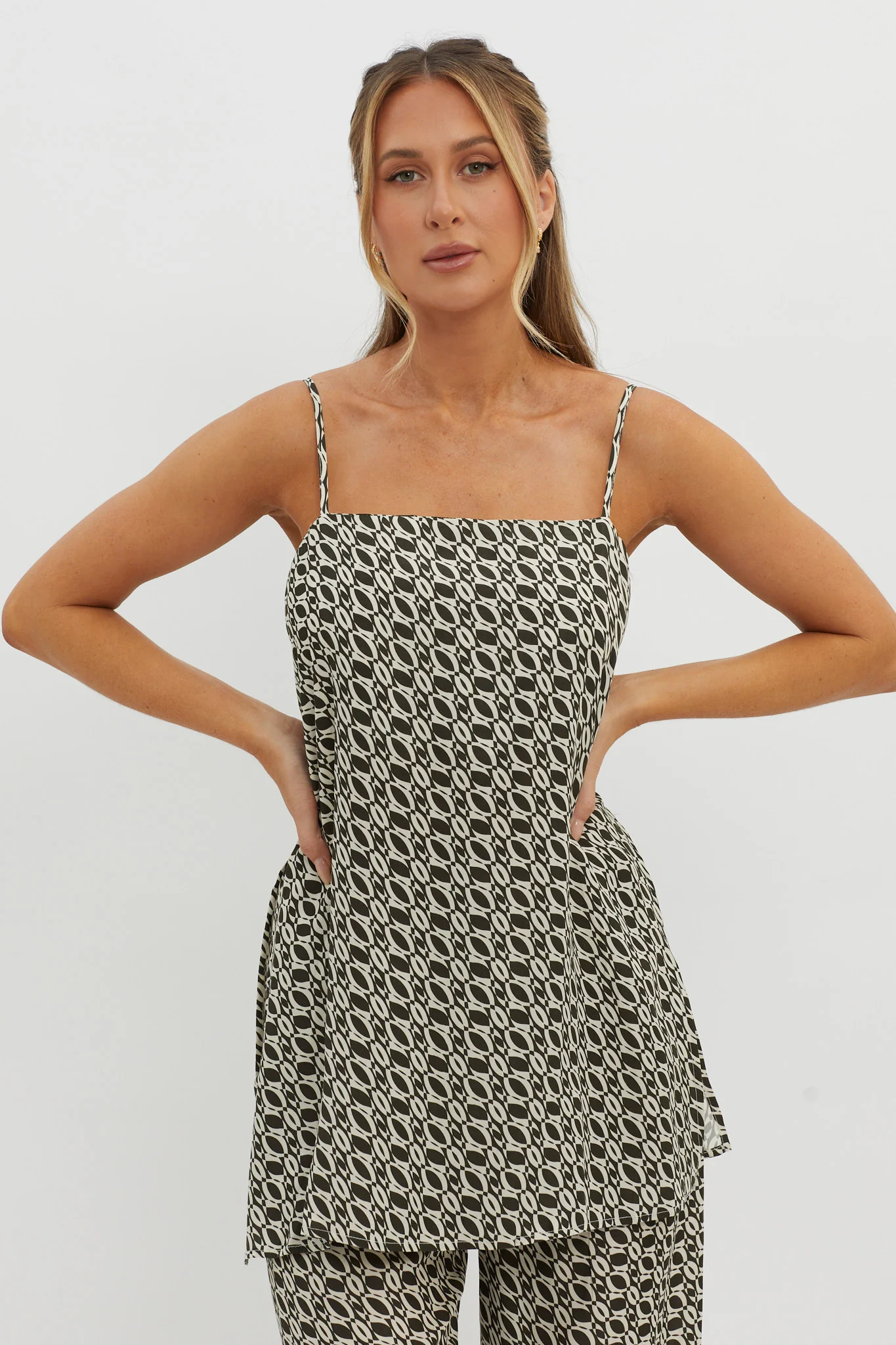 Avenue Longline Top Print Solna - Image 5