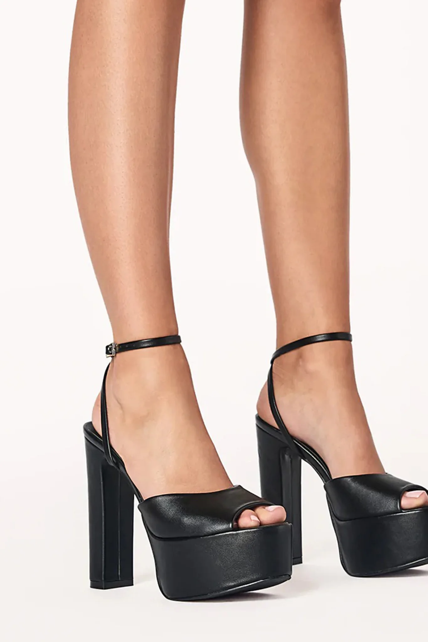 BiLLiNi Farley High Platform Block Heel Black - Image 2