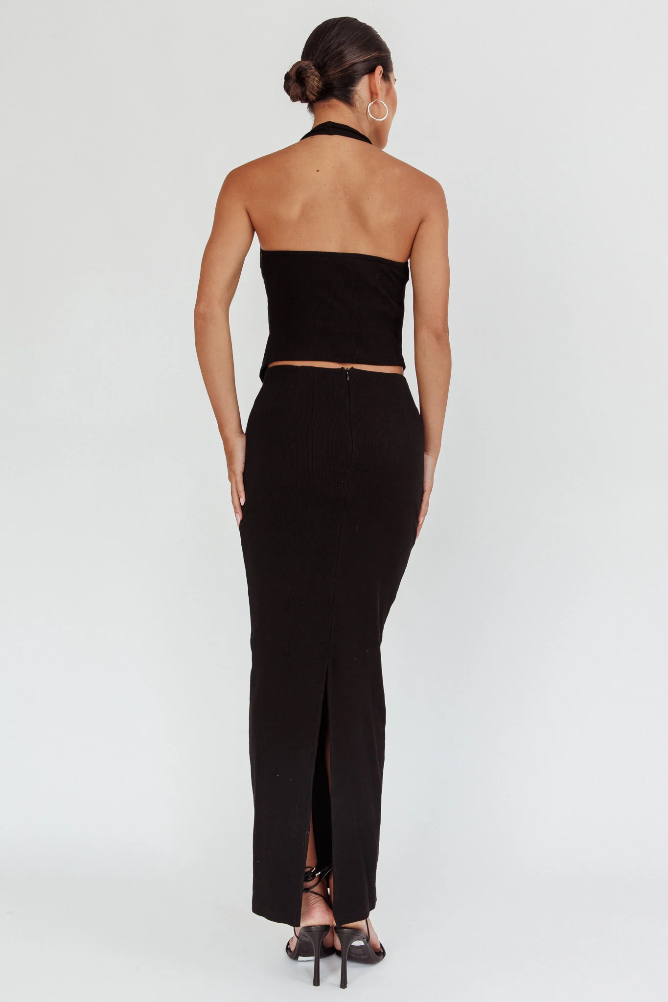 Blackthorn Maxi Skirt Black - Image 3