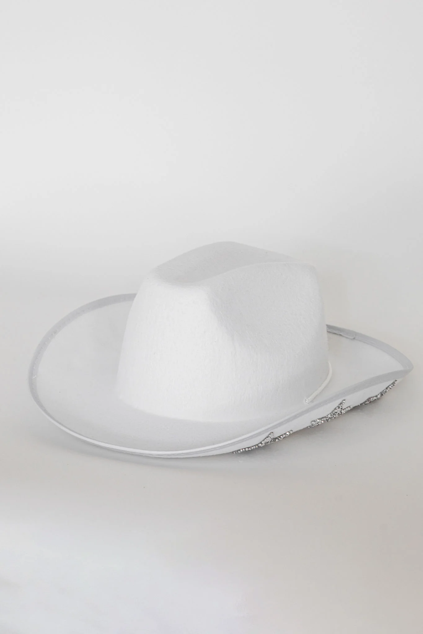 Bobby Rhinestone Star Cowboy Hat White - Image 2