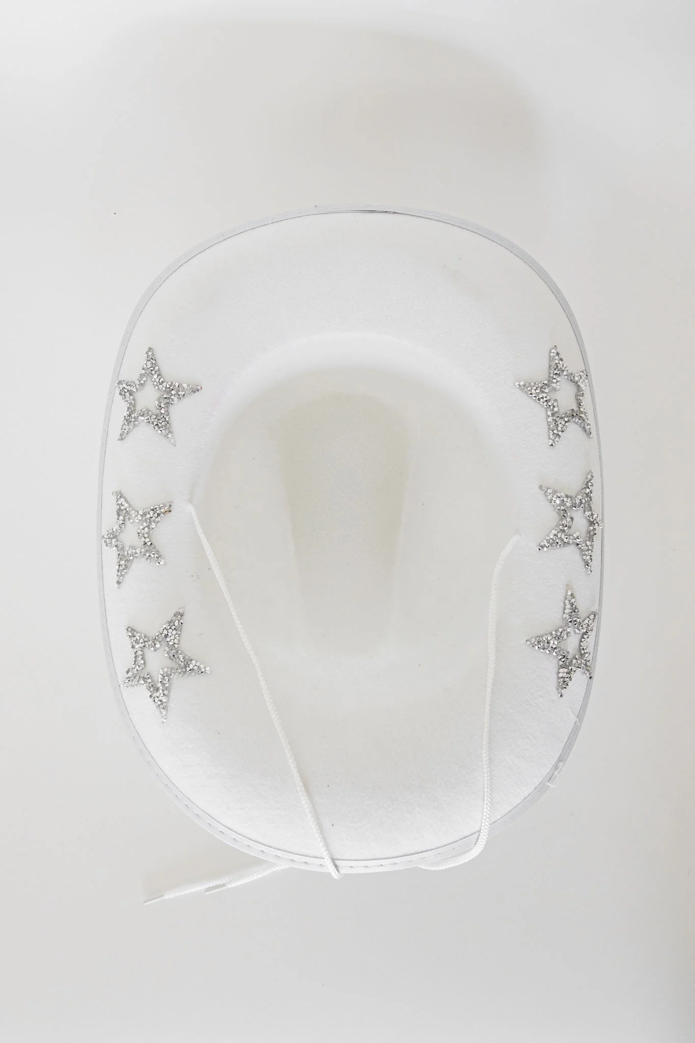 Bobby Rhinestone Star Cowboy Hat White - Image 3