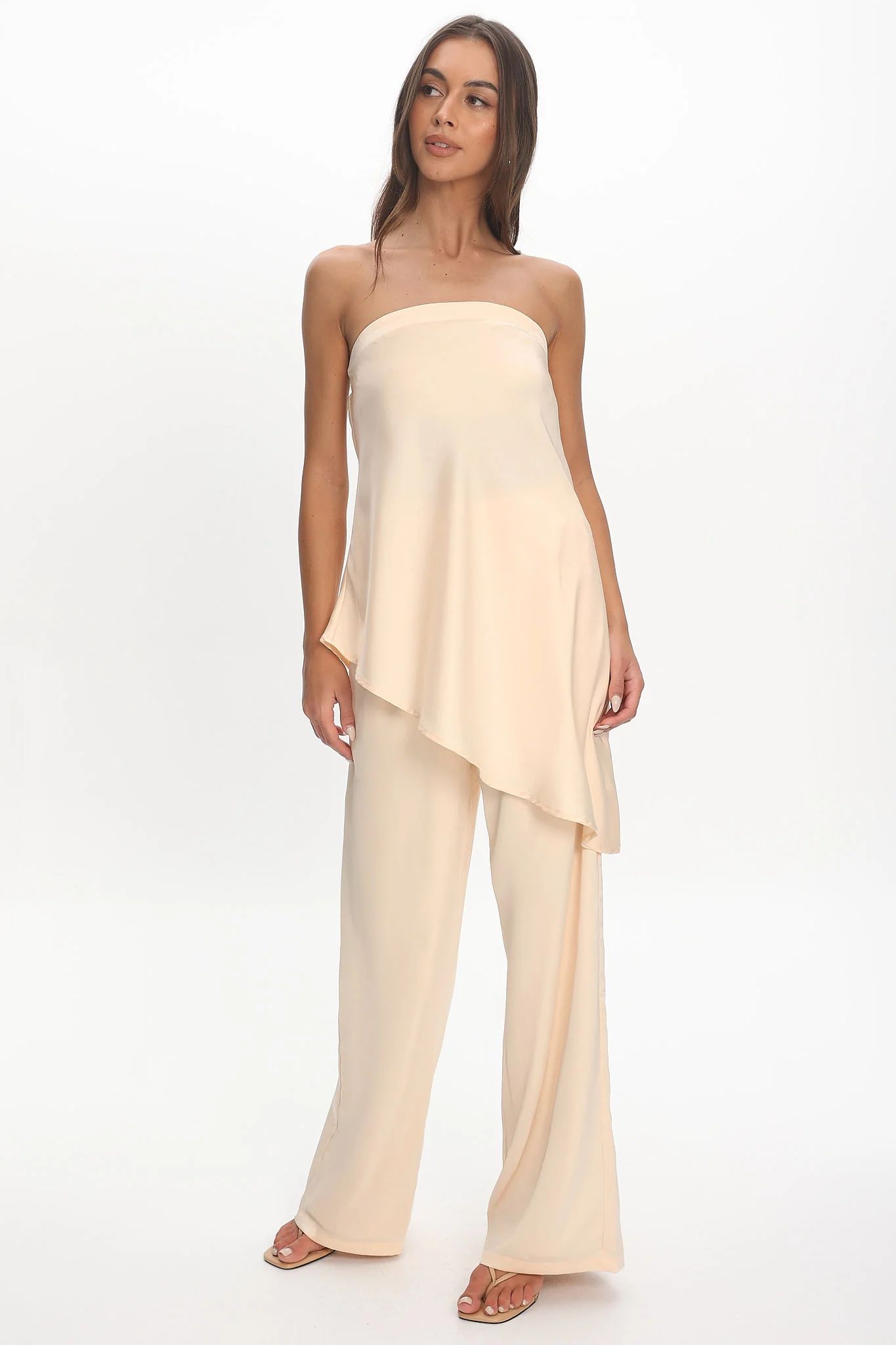 Danita Elastic Waist Pants Vanilla - Image 4