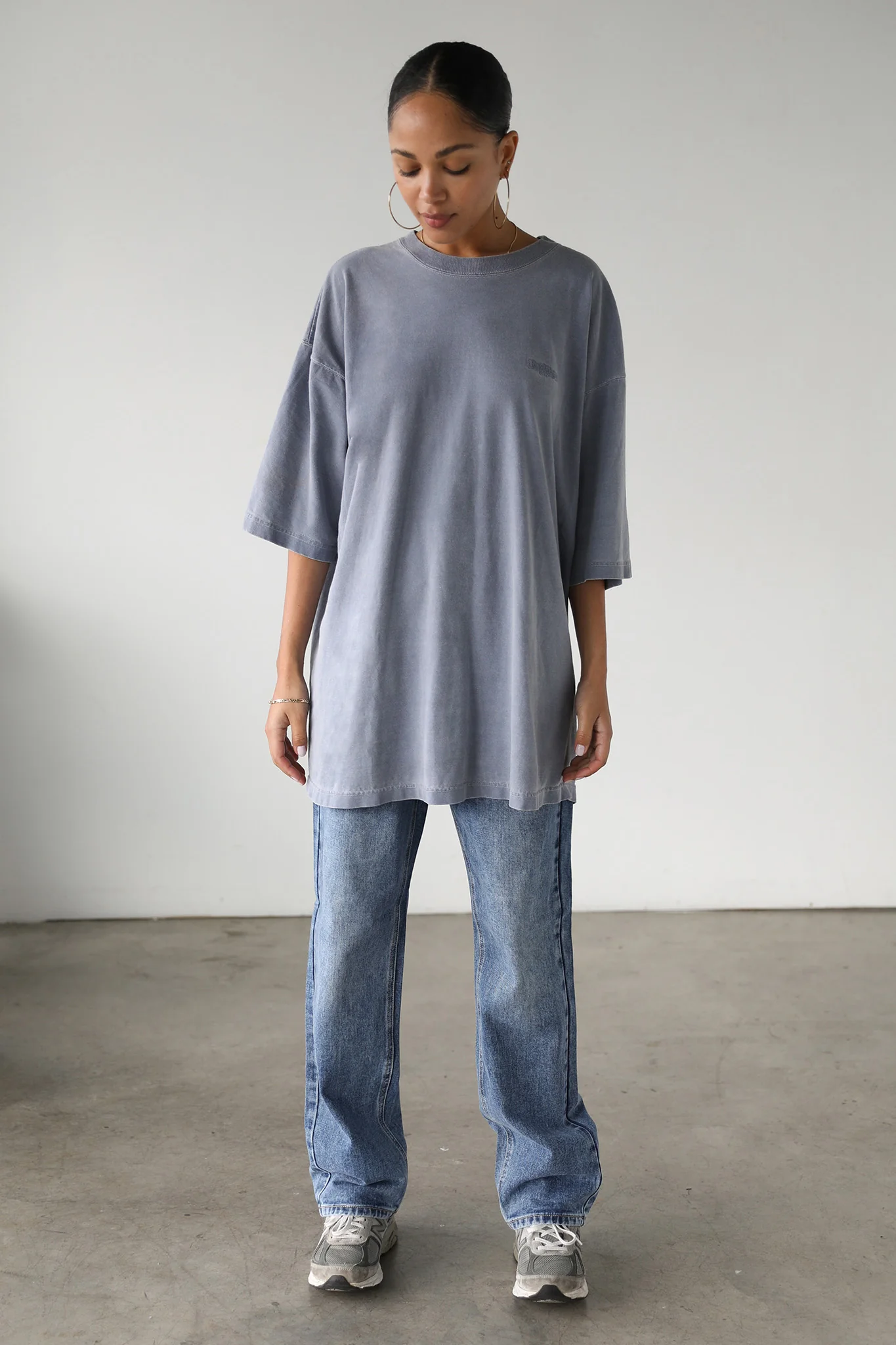 DOGMA Classic High Rise Straight Leg Denim Jeans Dark Wash - Image 5