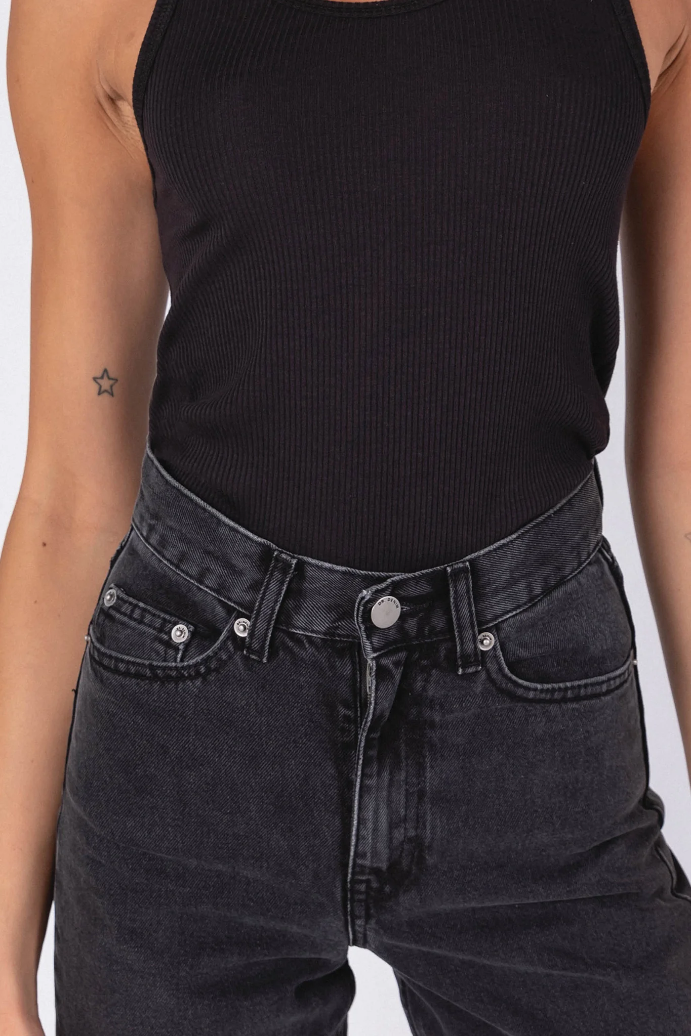 DR DENIM Echo Jeans Concrete Black - Image 6