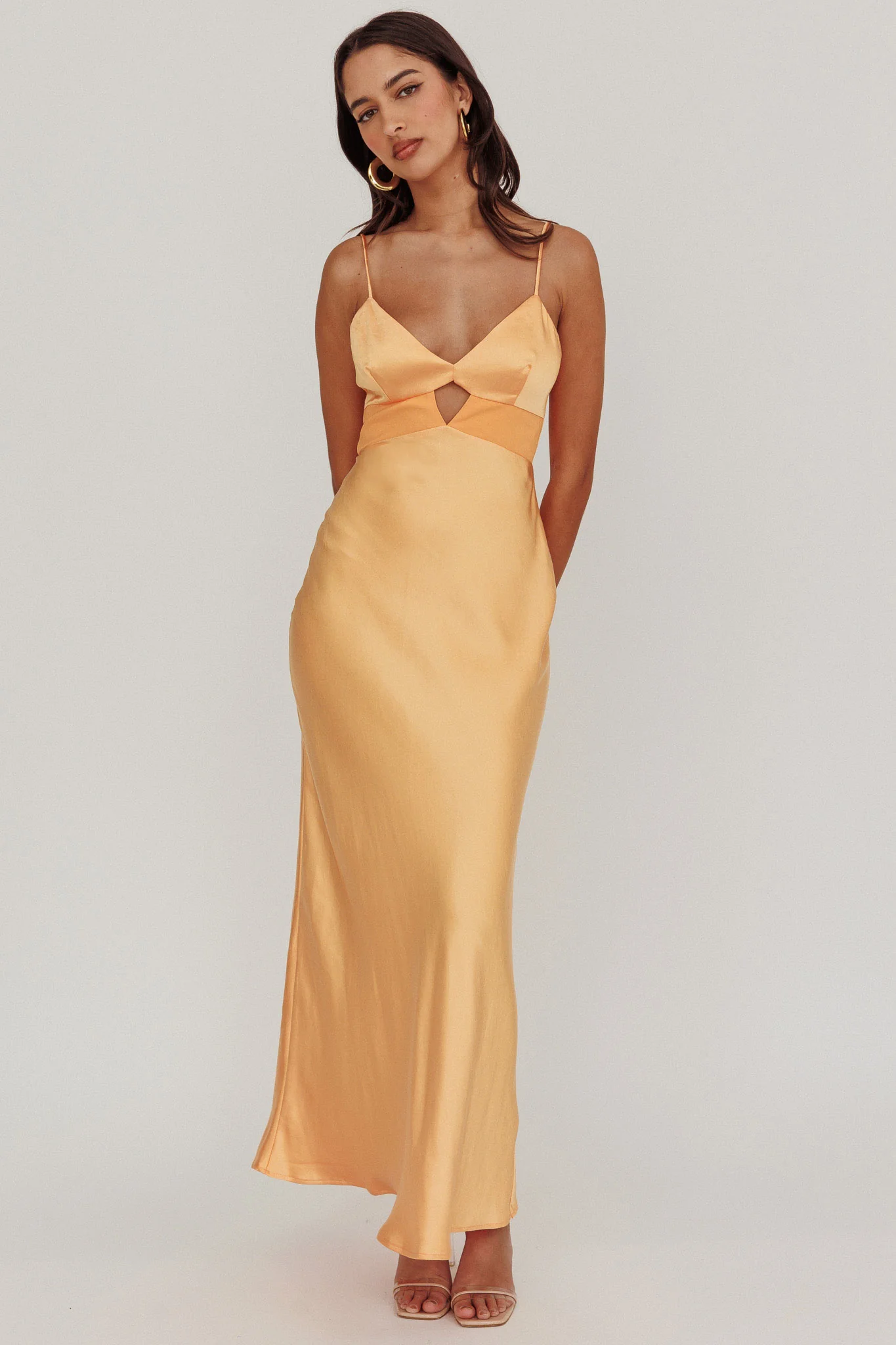 Eternal Sun Keyhole Bust Maxi Dress Mango - Image 3