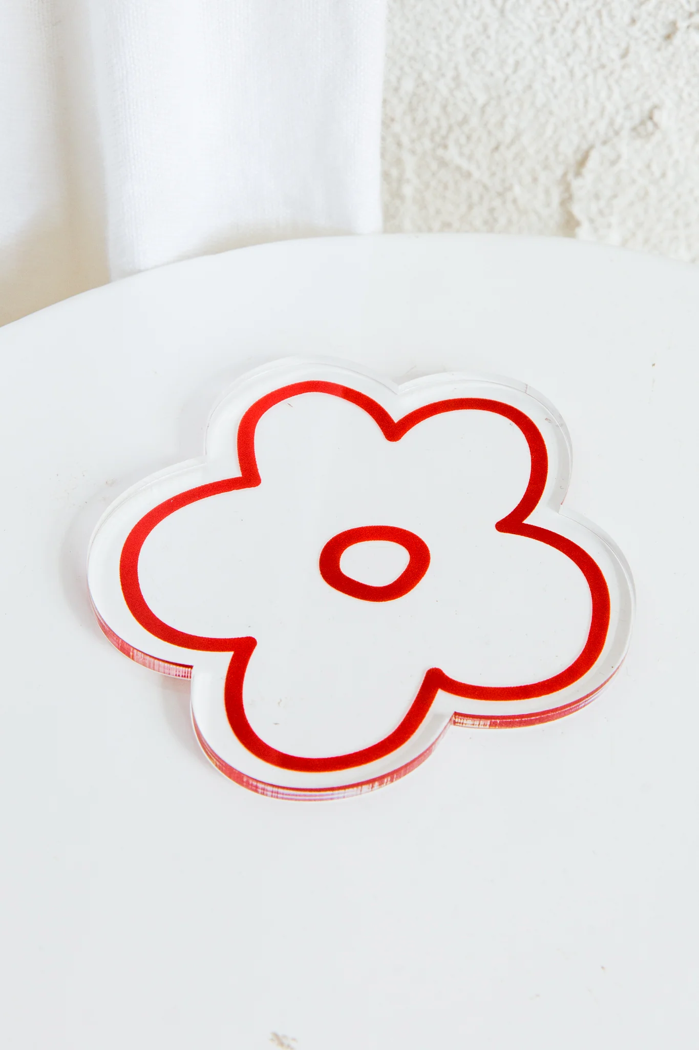Flower Feeling 4pc Acrylic Coaster Set - Image 6