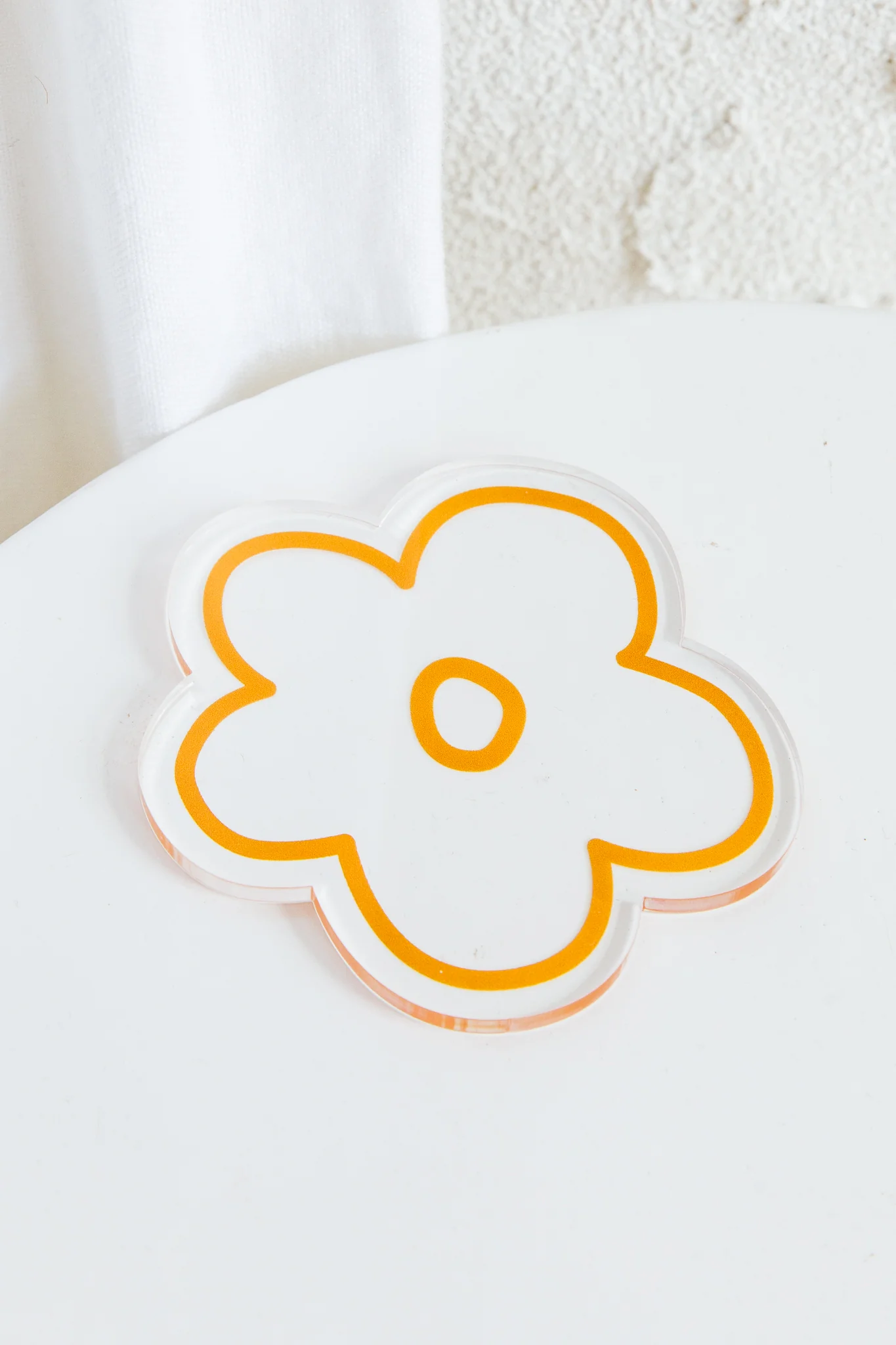 Flower Feeling 4pc Acrylic Coaster Set - Image 8