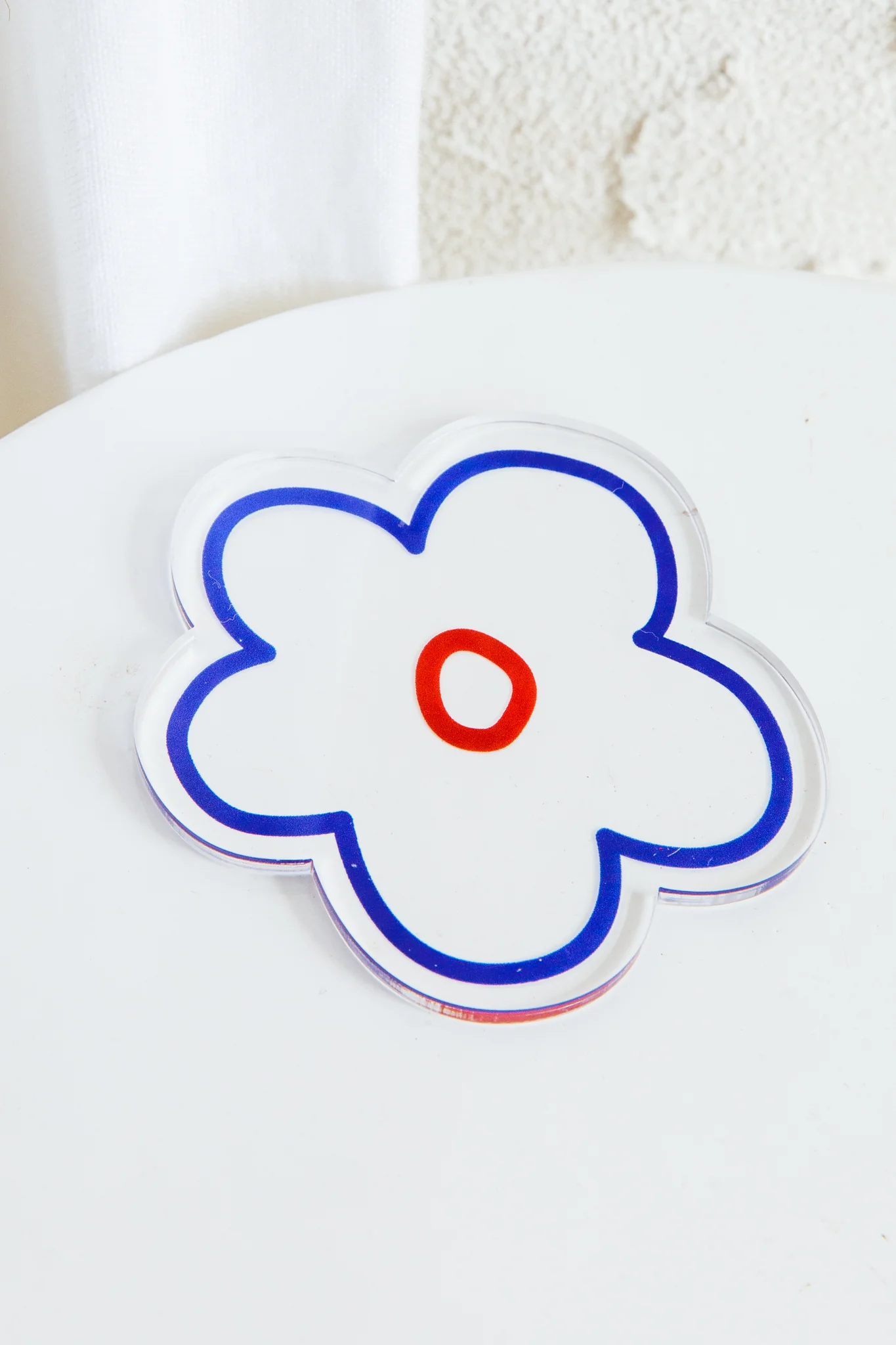 Flower Feeling 4pc Acrylic Coaster Set - Image 9