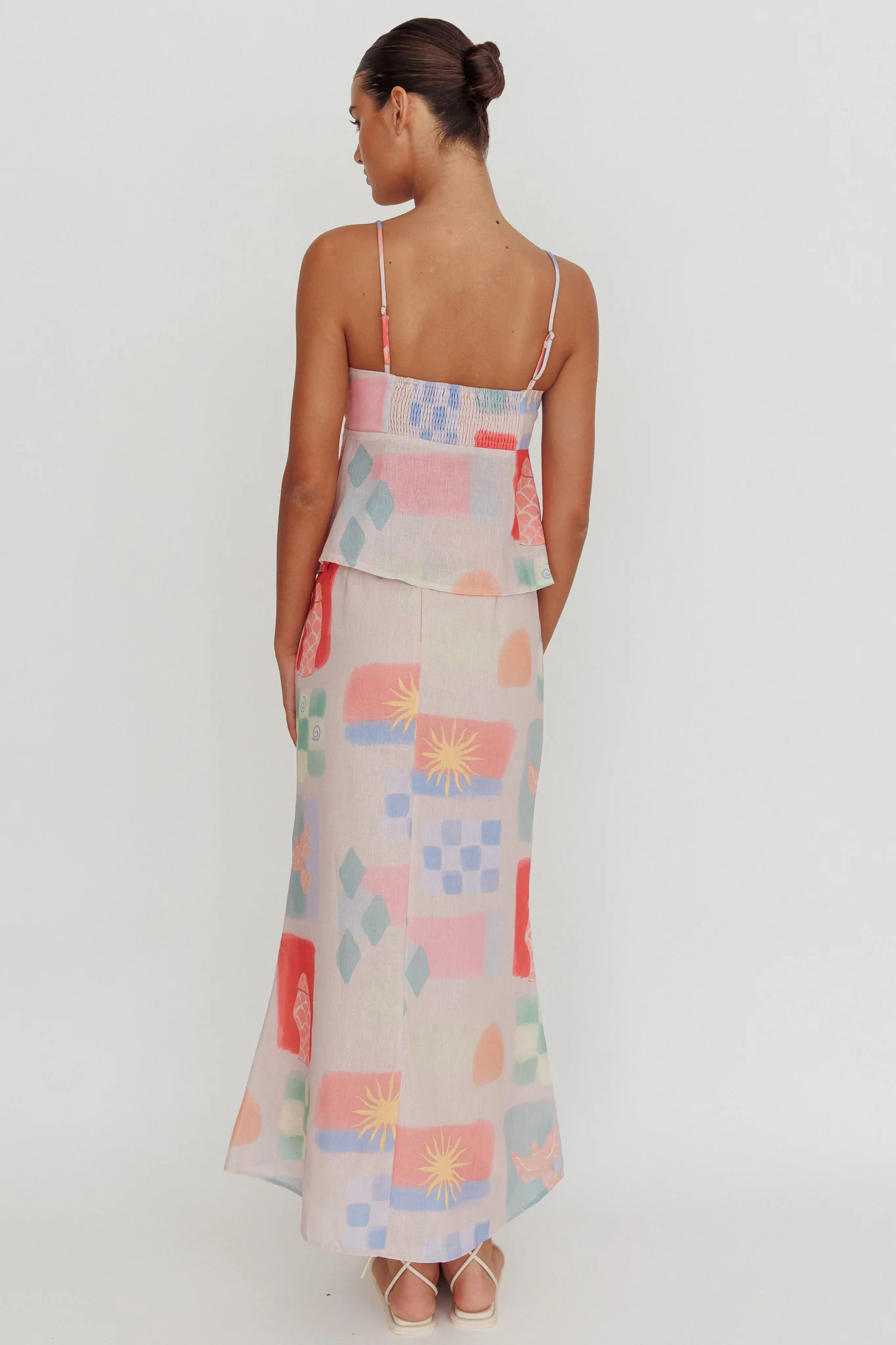 Heart & Soul Maxi Skirt Print Multi - Image 3
