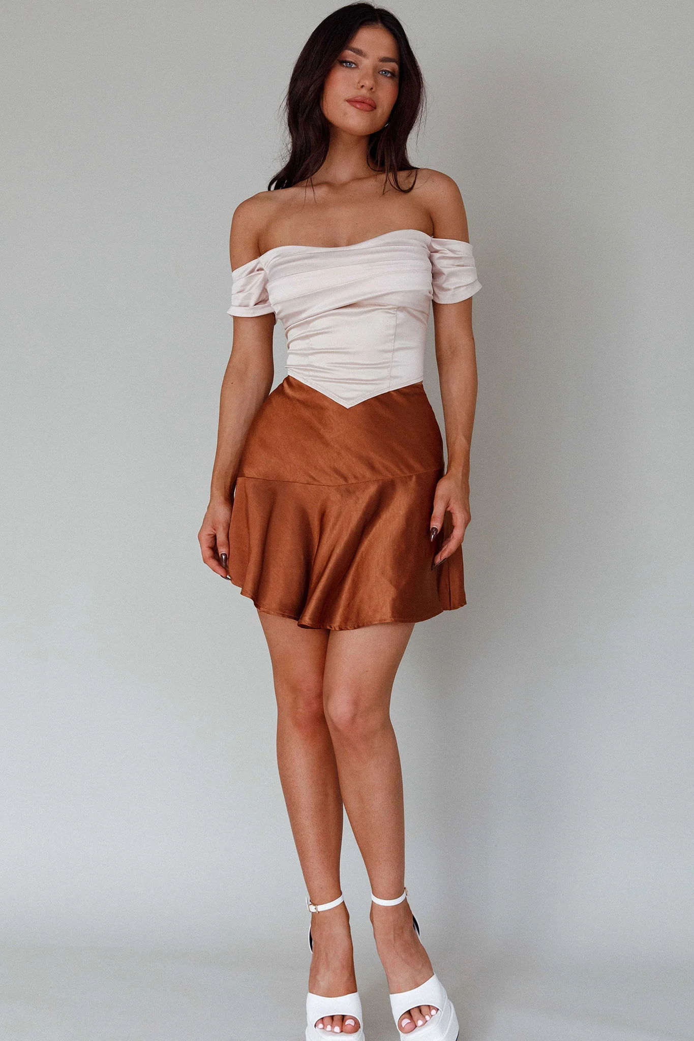 Je T'aime Off-Shoulder Top Champagne - Image 3