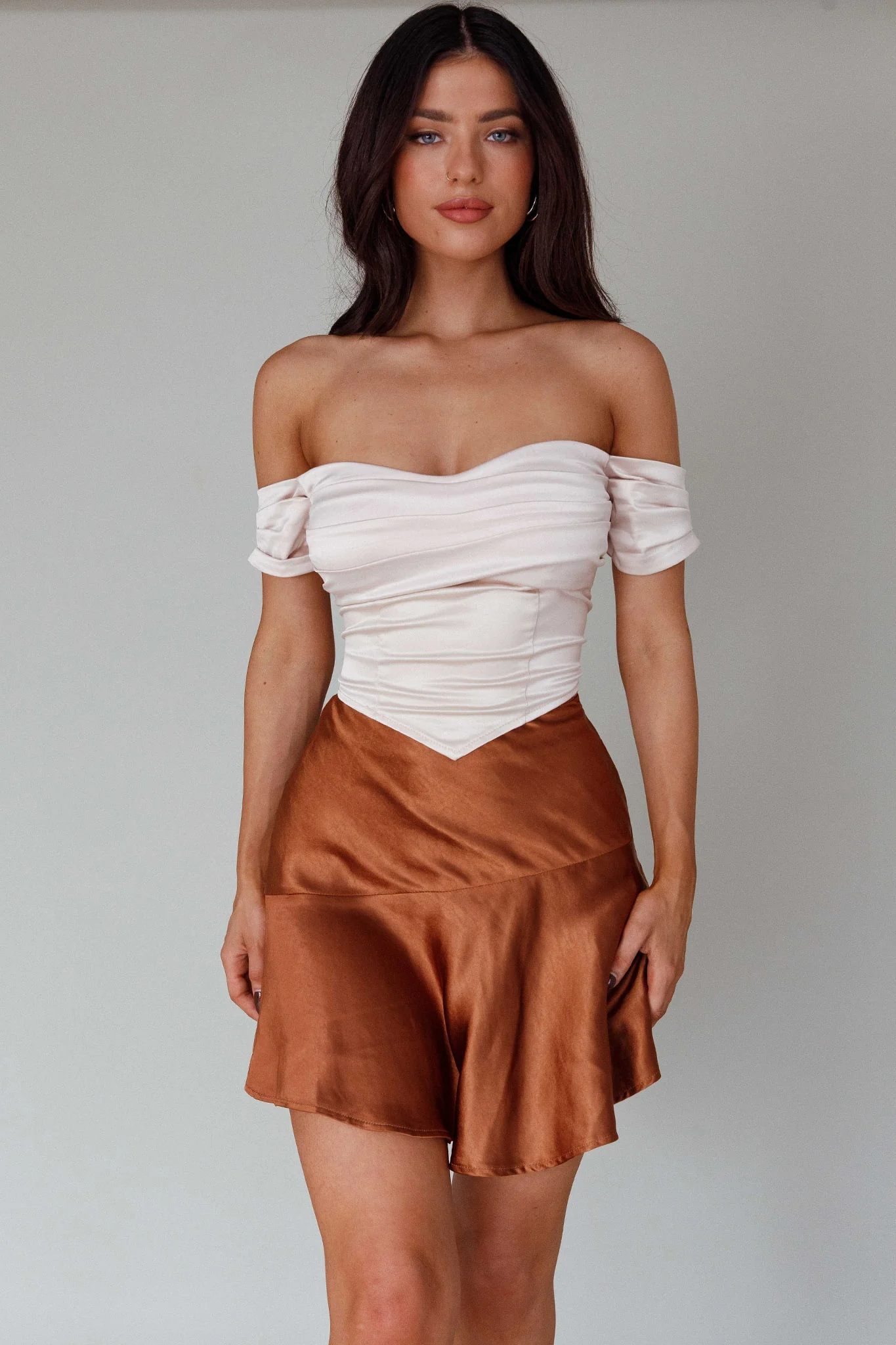 Je T'aime Off-Shoulder Top Champagne - Image 7