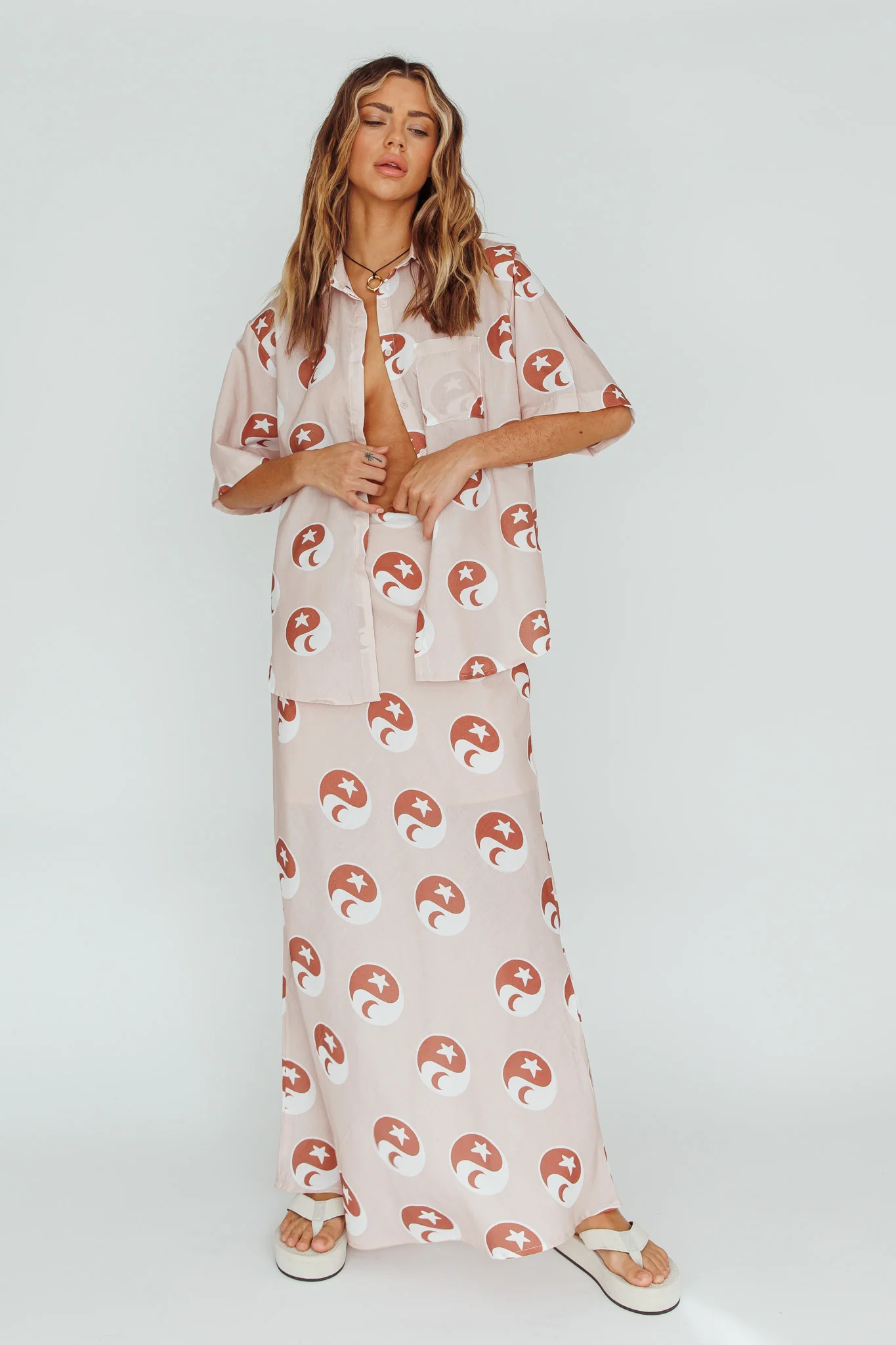 Just A Hunch Button Shirt Yin Yang Rose - Image 5