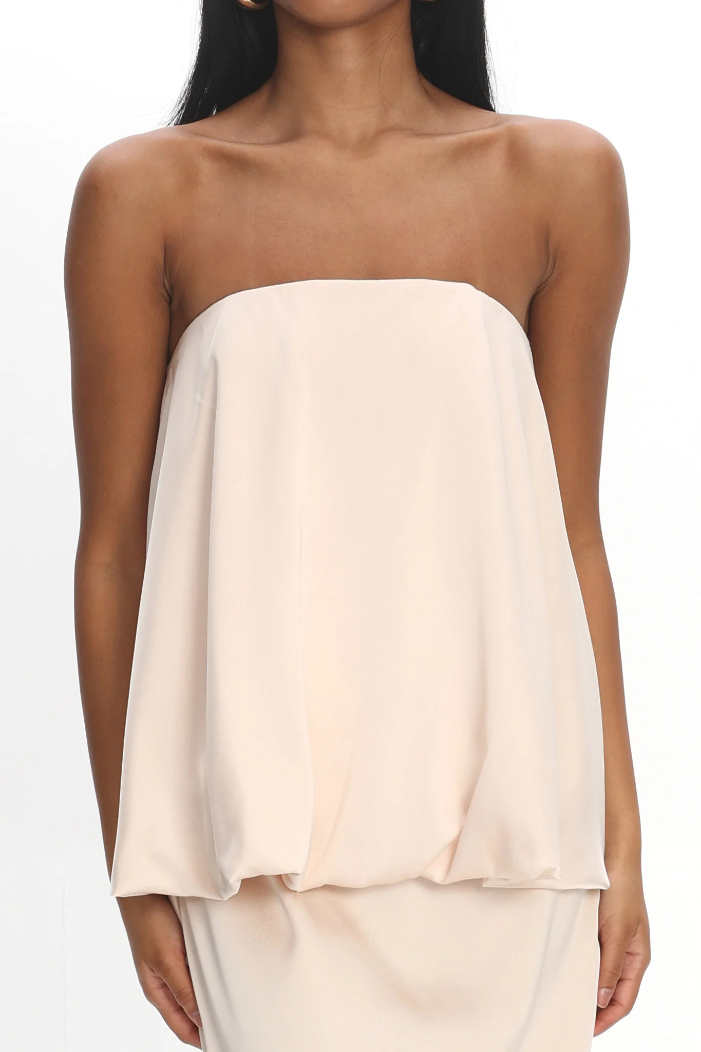 Kellaan Balloon Top Maxi Dress Oyster - Image 3