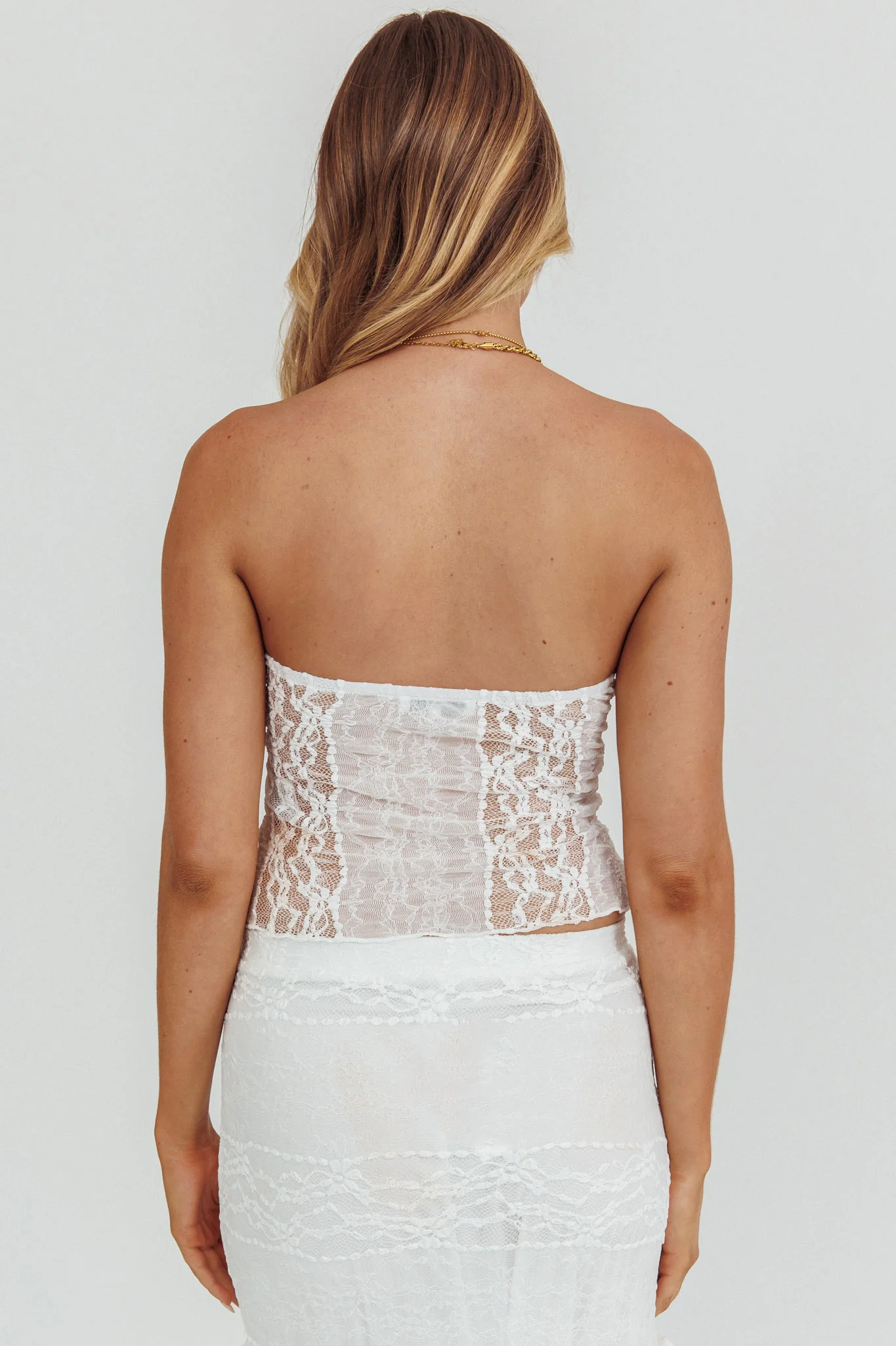 Laganas Lace Top White - Image 2