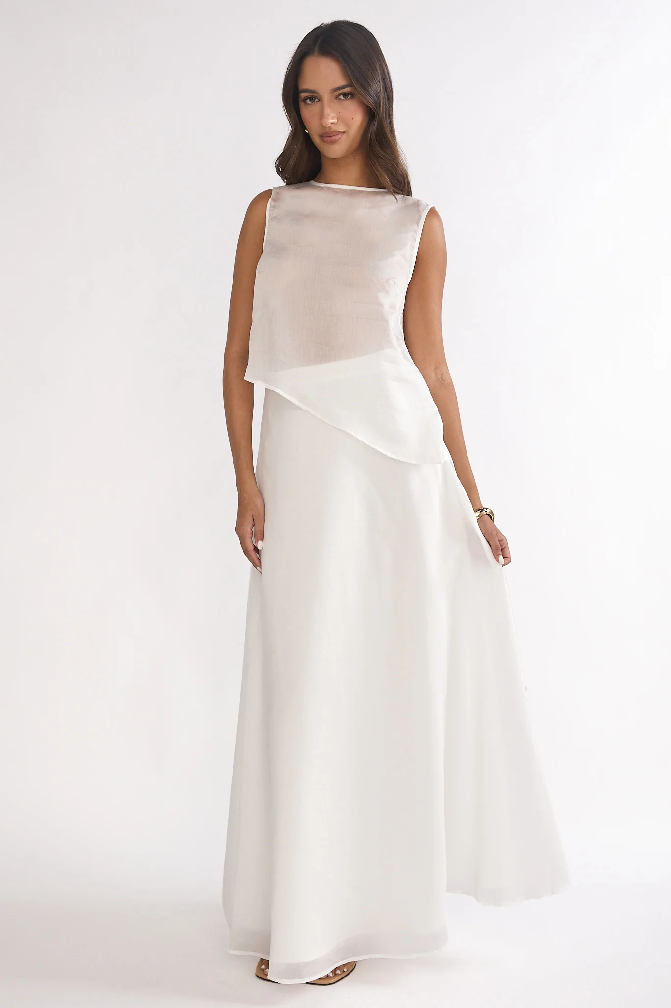 Lemora Maxi Skirt White - Image 5