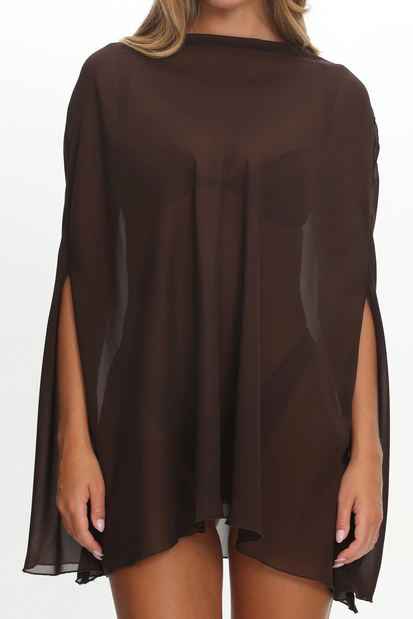 LIONESS Aura Poncho Chocolate - Image 4