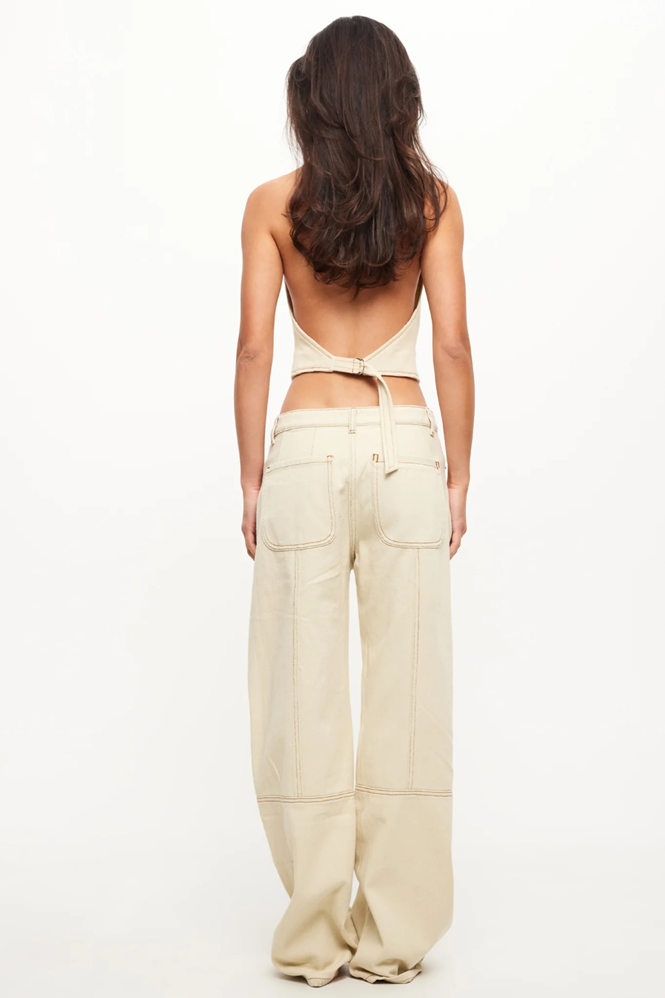 LIONESS Dawson Jeans Ecru - Image 5