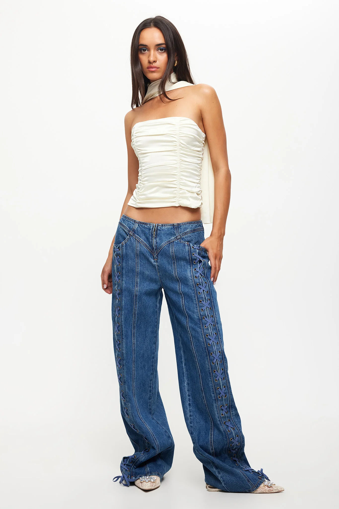LIONESS Island Bodice Cornsilk - Image 4