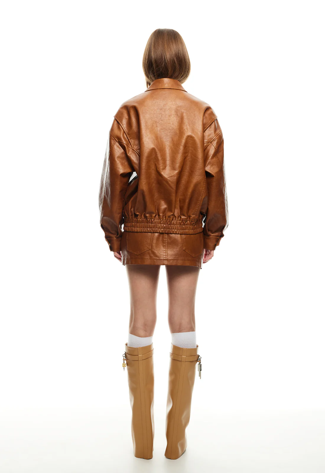 LIONESS Kenny Bomber Jacket Tan - Image 2