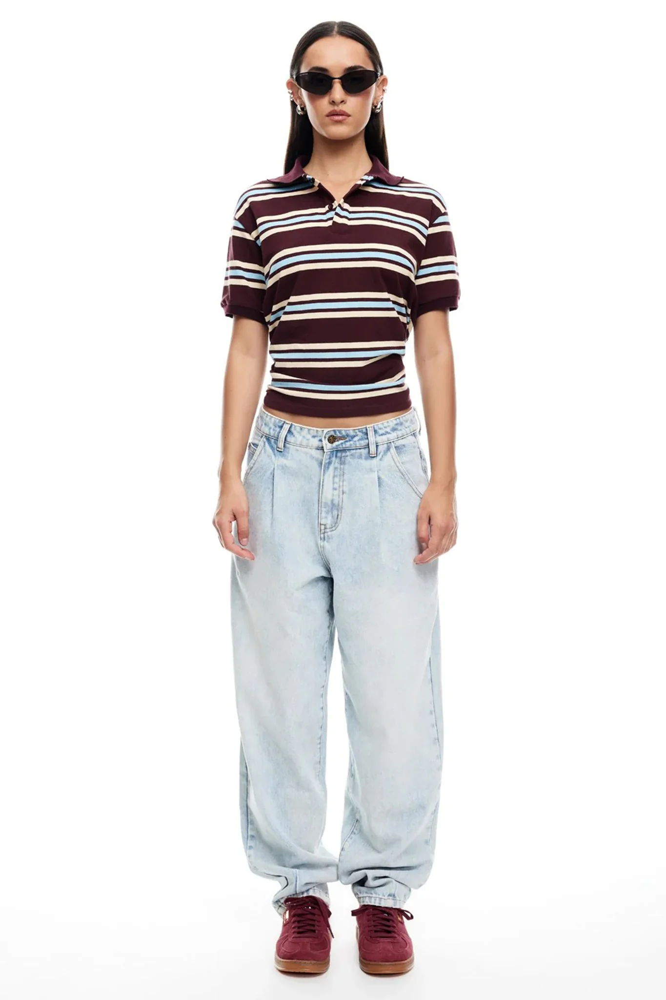 LIONESS Leisure Polo Chocolate Multi - Image 5