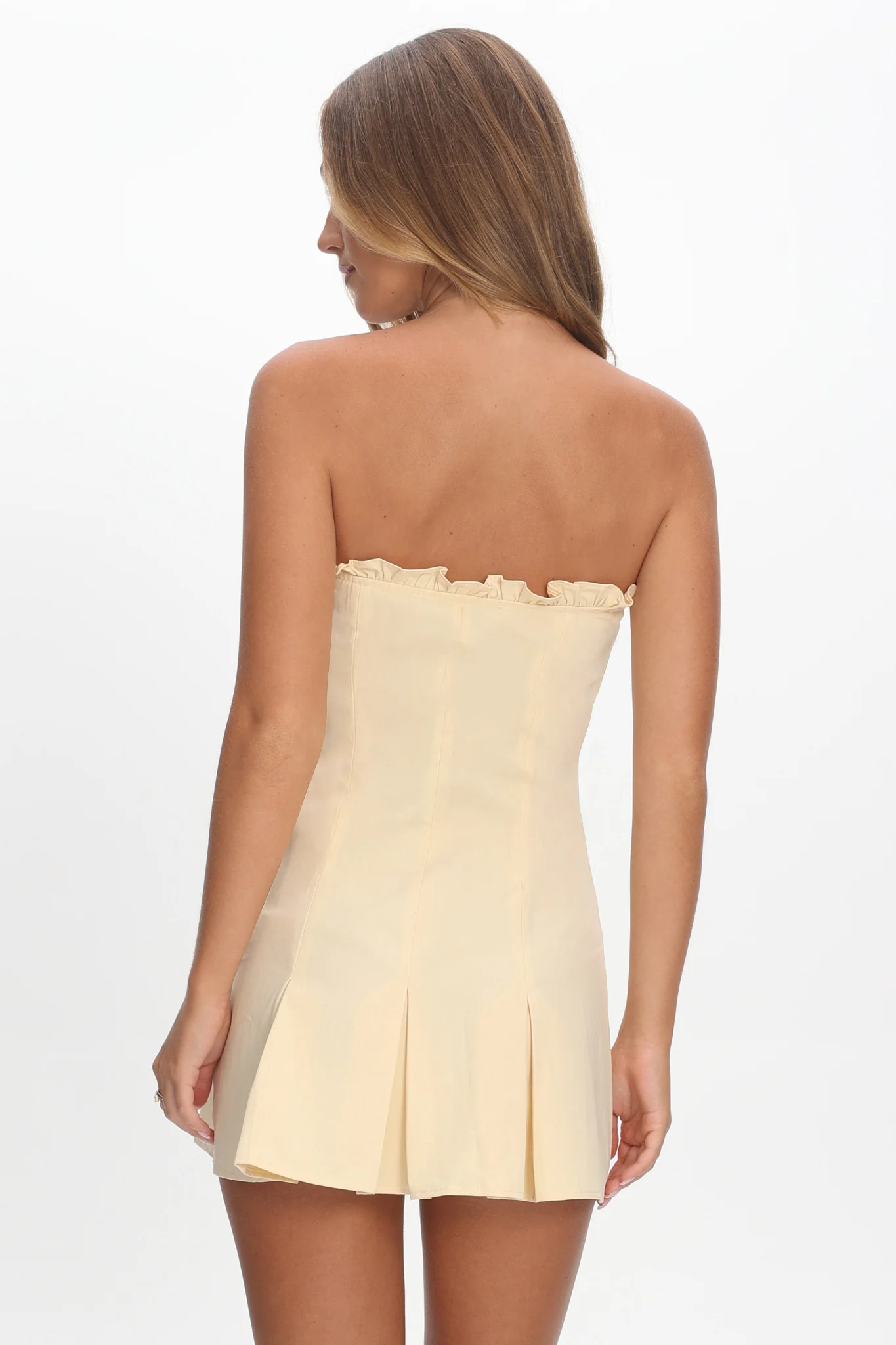 LIONESS Nautica Mini Dress Lemontini - Image 4