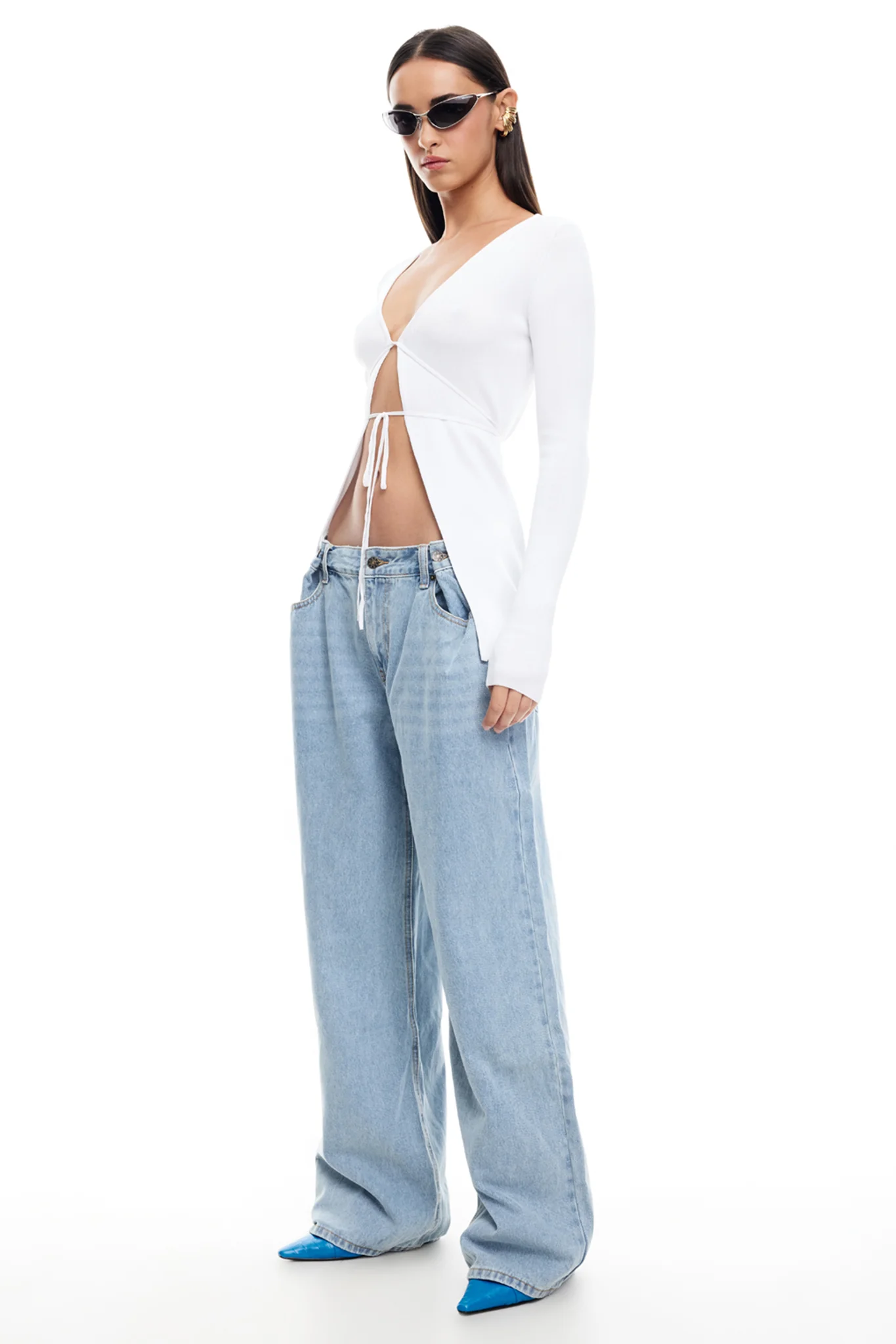 LIONESS She's All That Jeans Washed Blue - Image 3