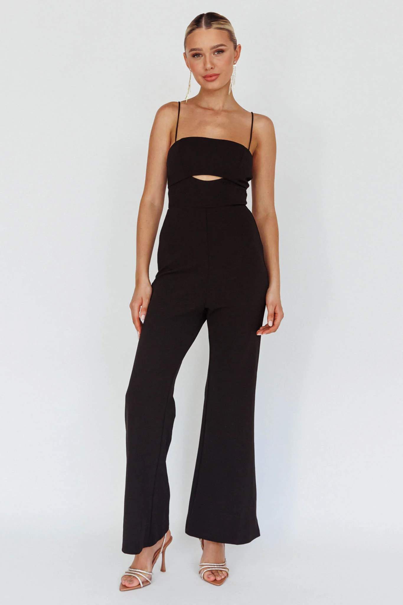 Lyrics Keyhole Jumpsuit Black - Image 3