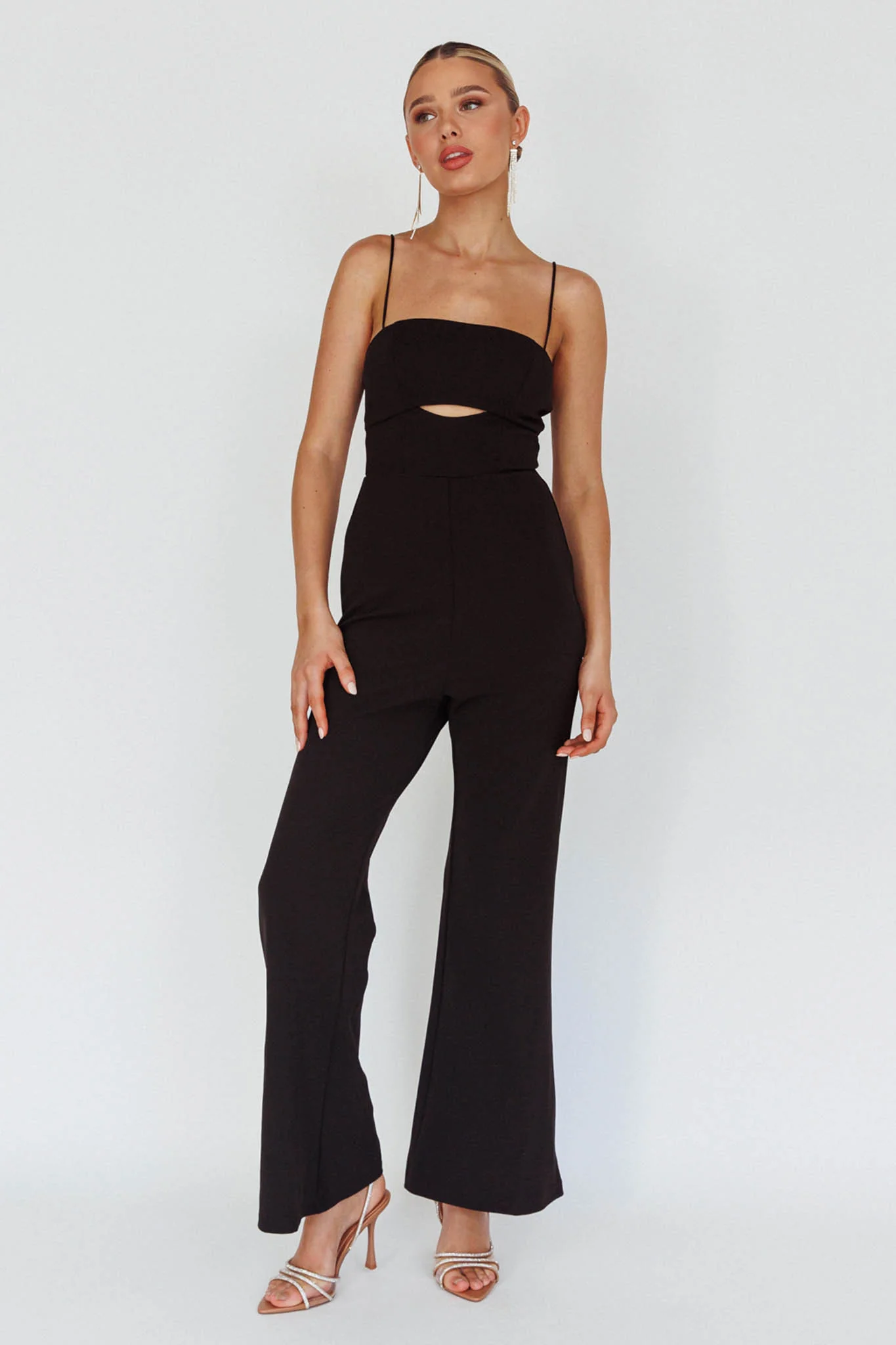 Lyrics Keyhole Jumpsuit Black - Image 7
