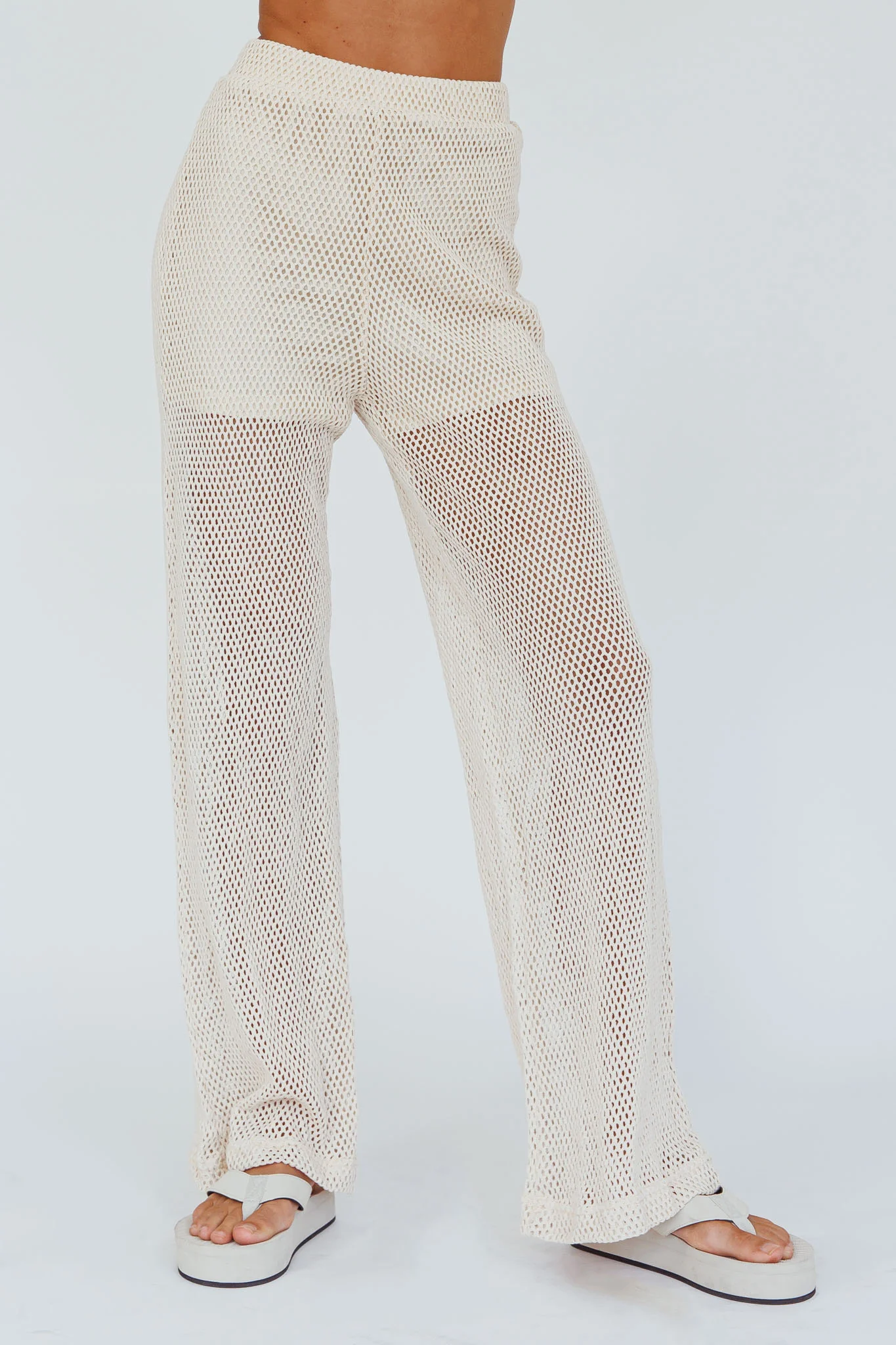 Mahina Long Net Pants Sand - Image 4