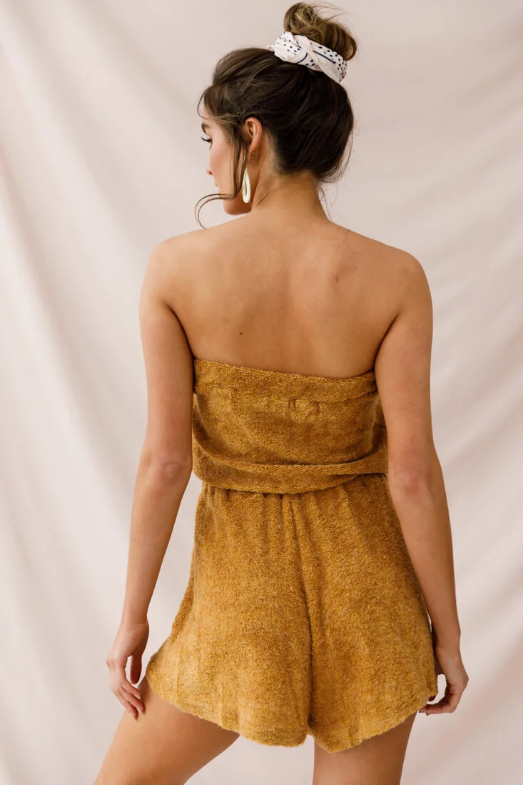 Margie Terry Cloth Romper Ginger - Image 3