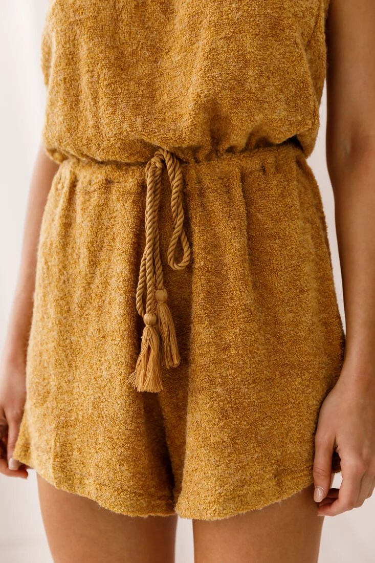 Margie Terry Cloth Romper Ginger - Image 4