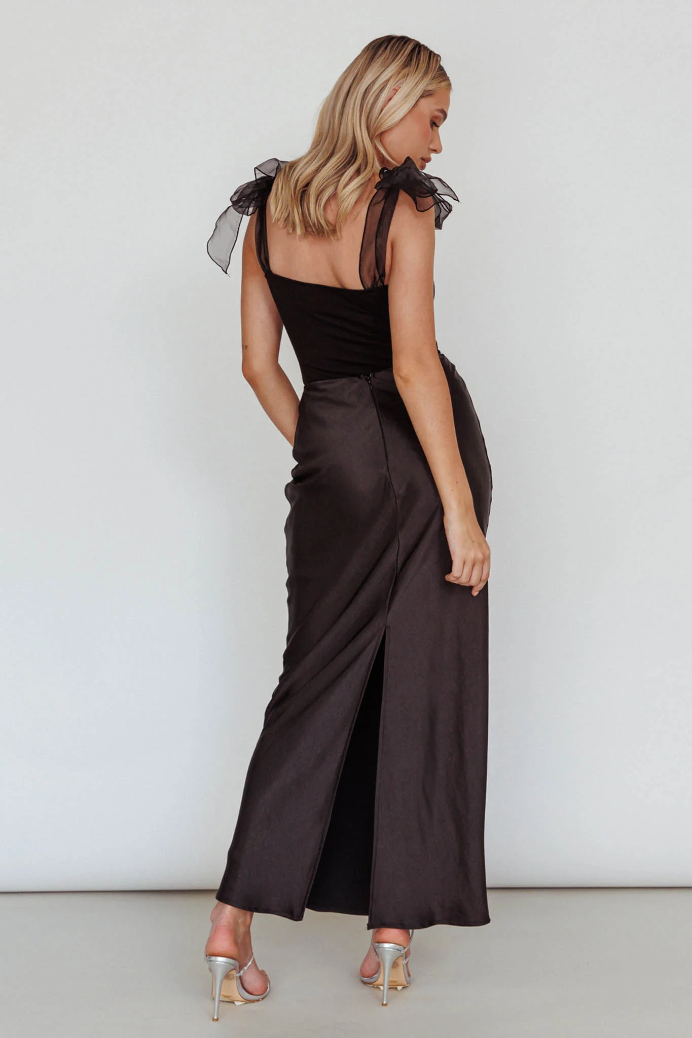 Midsomer Tied Shoulder Bodysuit Black - Image 2