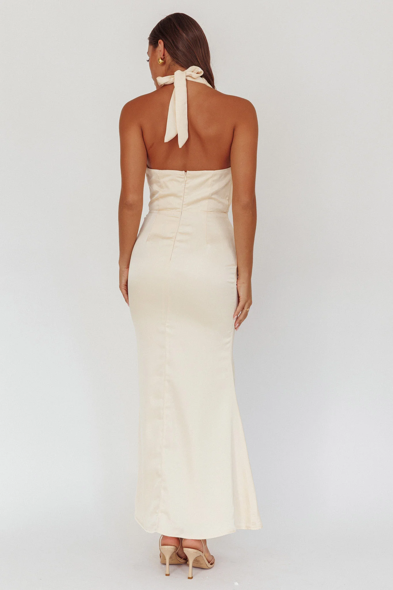 Nariah Cowl Neck Maxi Dress Butter - Image 2