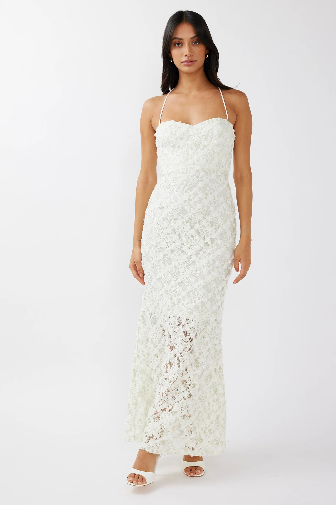 New Beginnings Sweetheart Neckline Lace Dress Mint - Image 6
