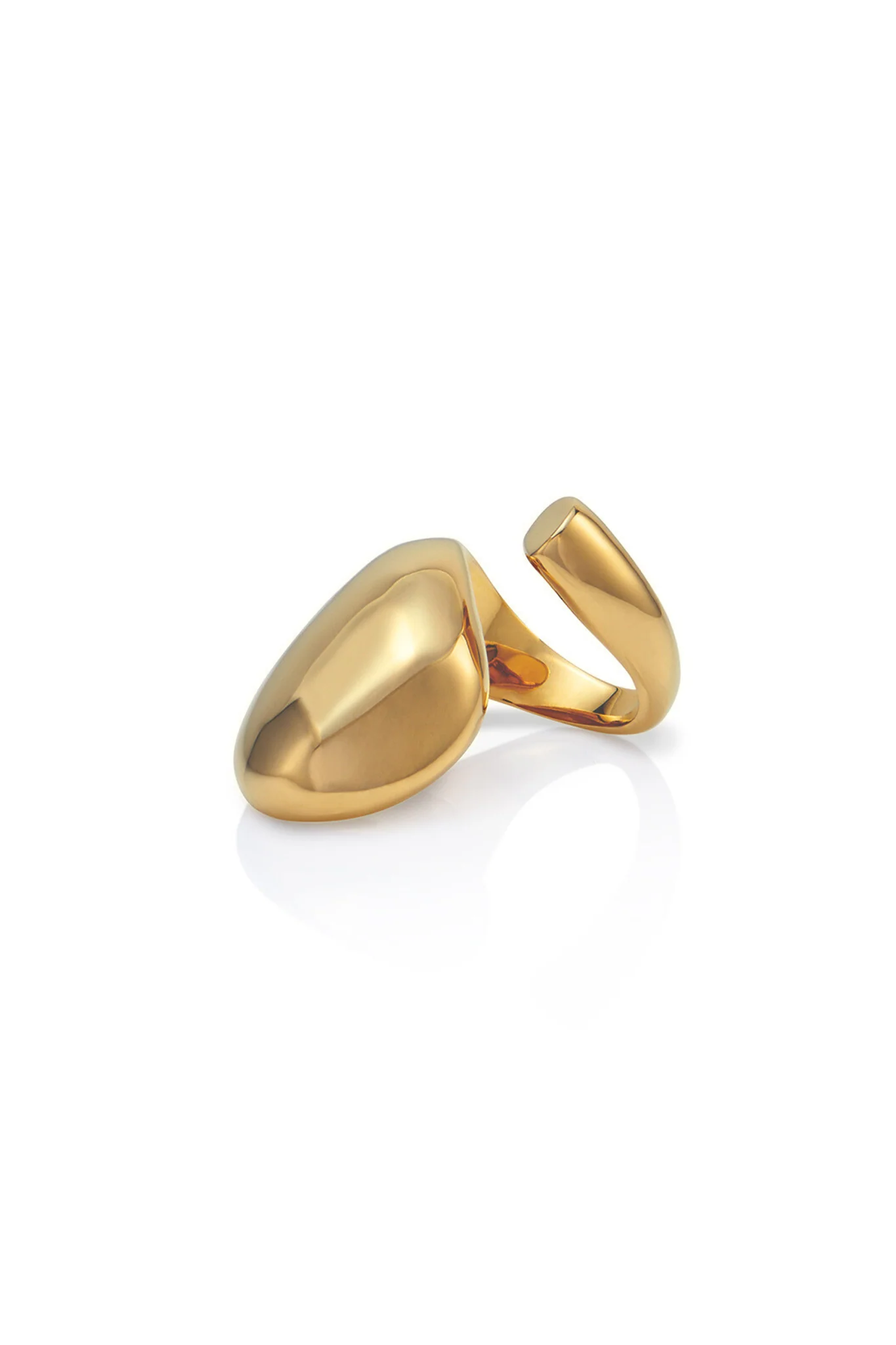 NOAH Knuckle Ring Gold - Image 2