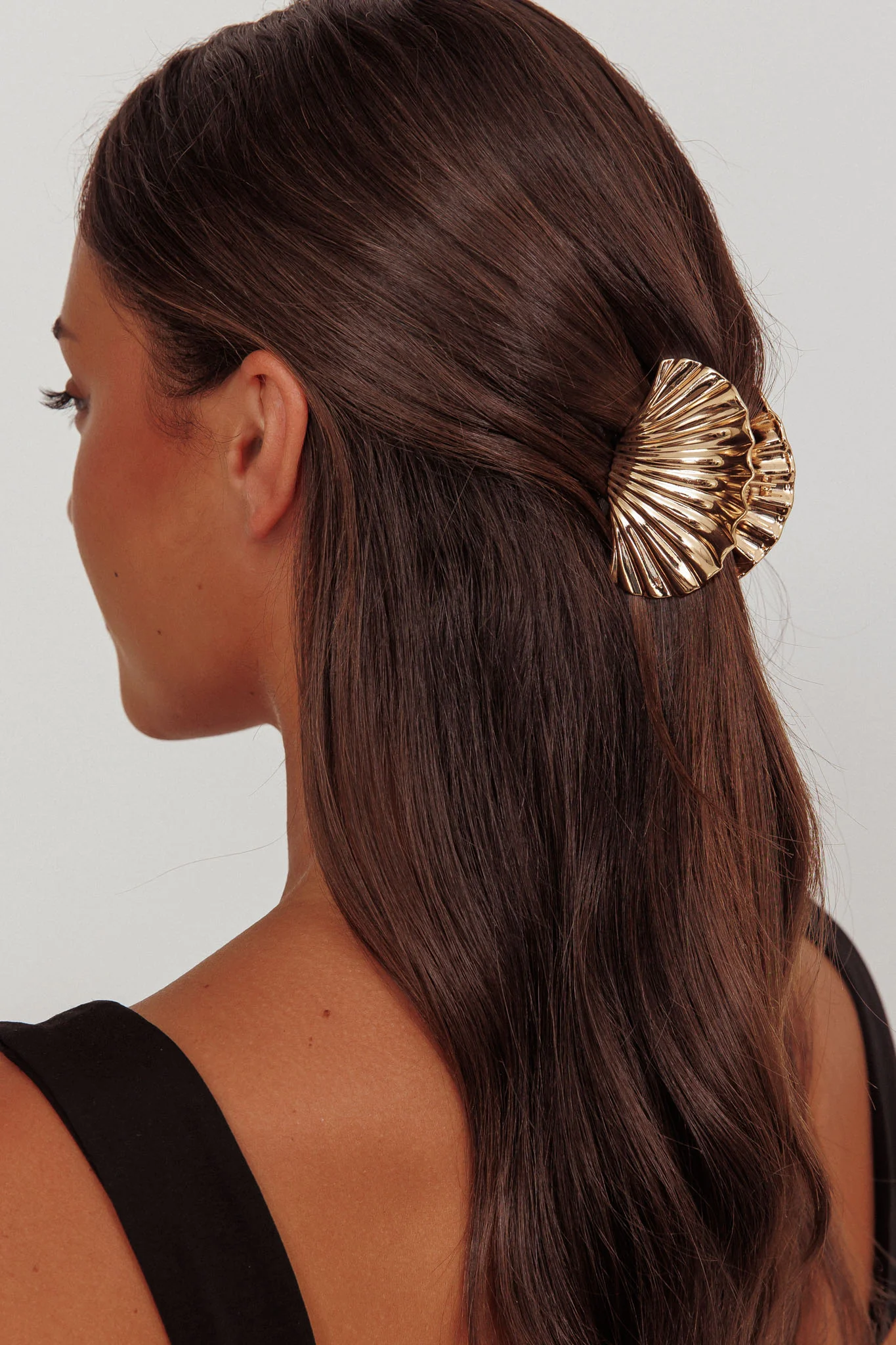 Palm Beach Shell Clip Gold - Image 2