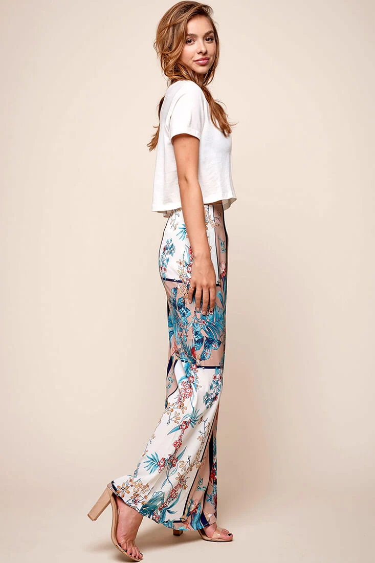 Paradise Side Split Maxi Skirt Mocha - Image 4