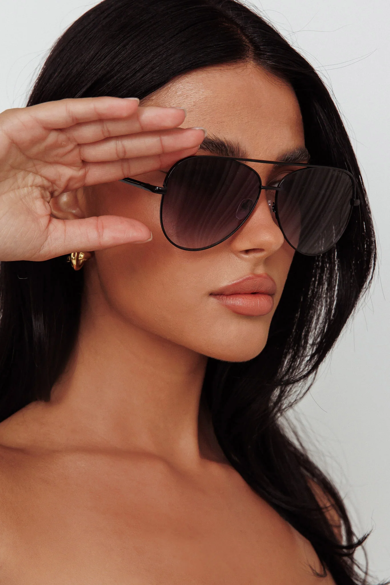 Peta And Jain Franki Sunglasses Black - Image 3