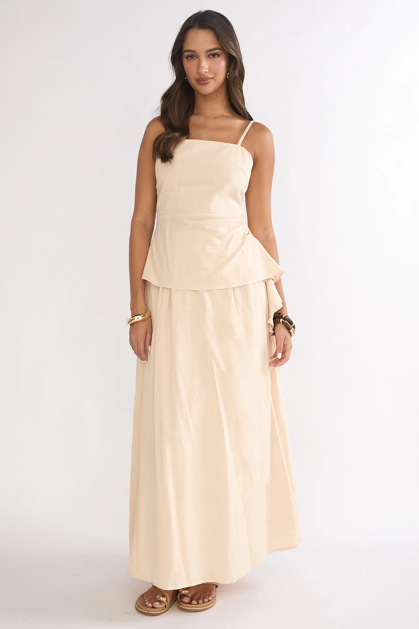 Riviera Romance Side Cascade Top Cream - Image 4