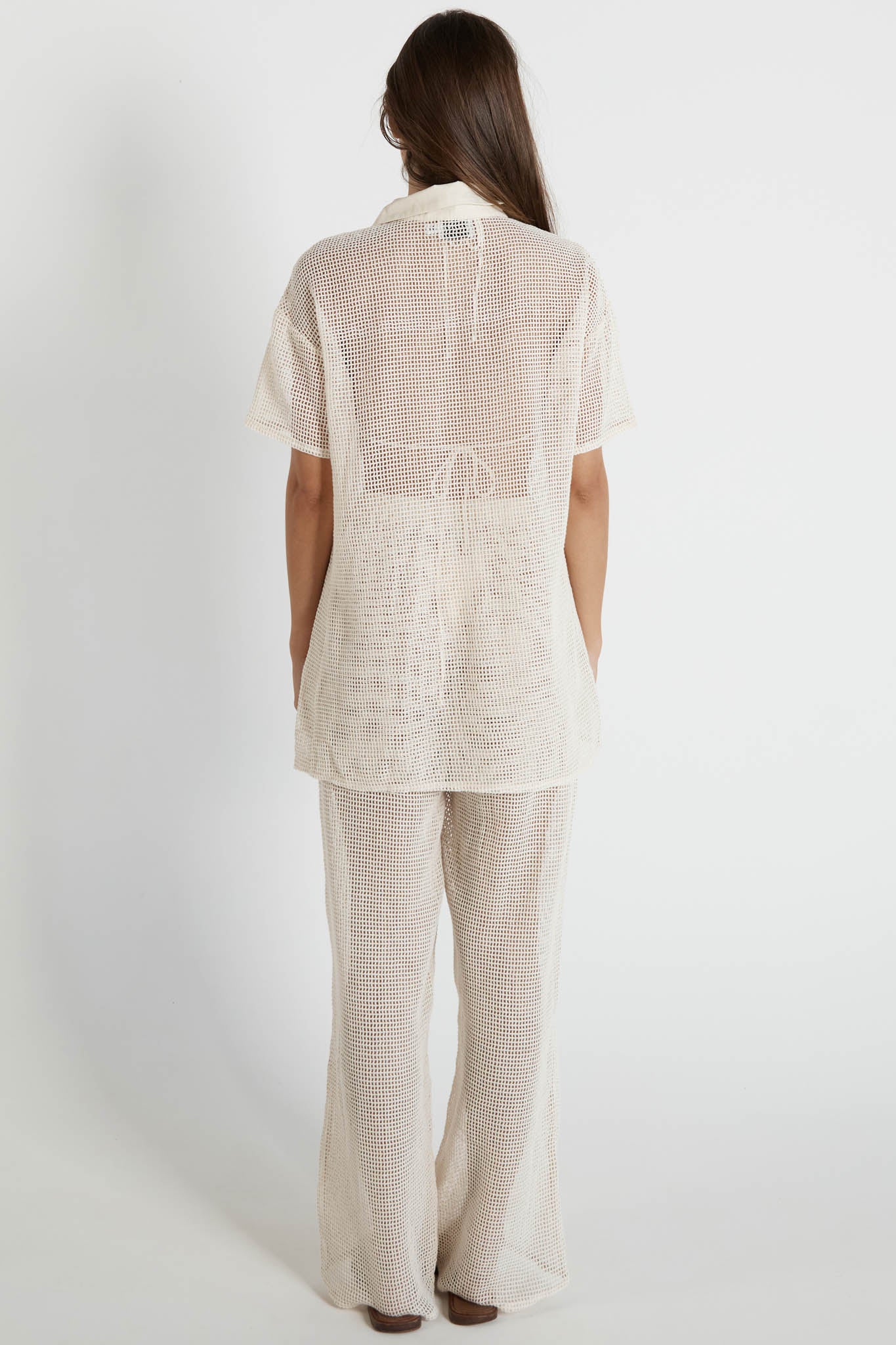 SNDYS Hyams Long Knit Pants Sand - Image 3