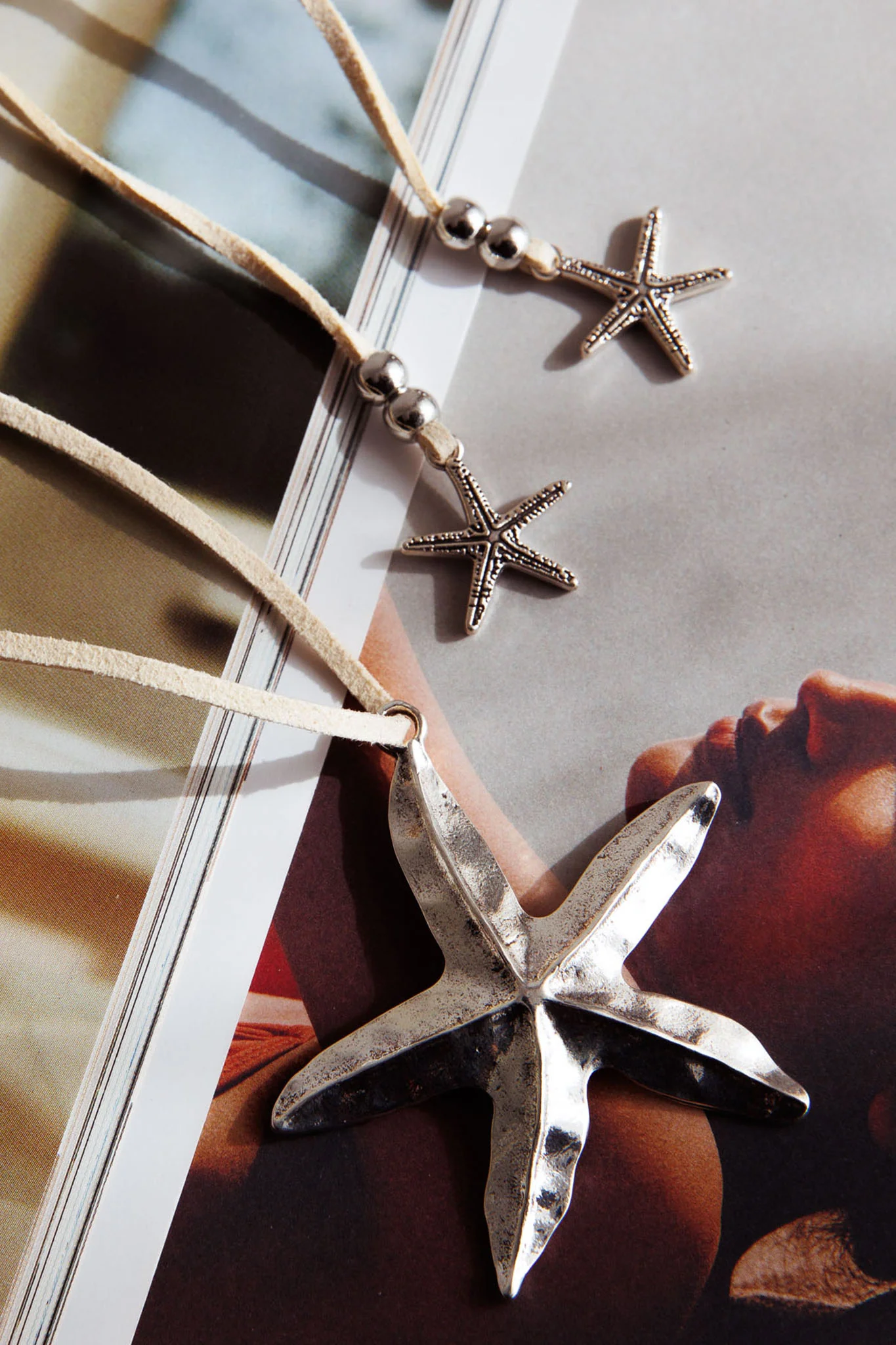 Starfish Pendant Necklace Silver - Image 2