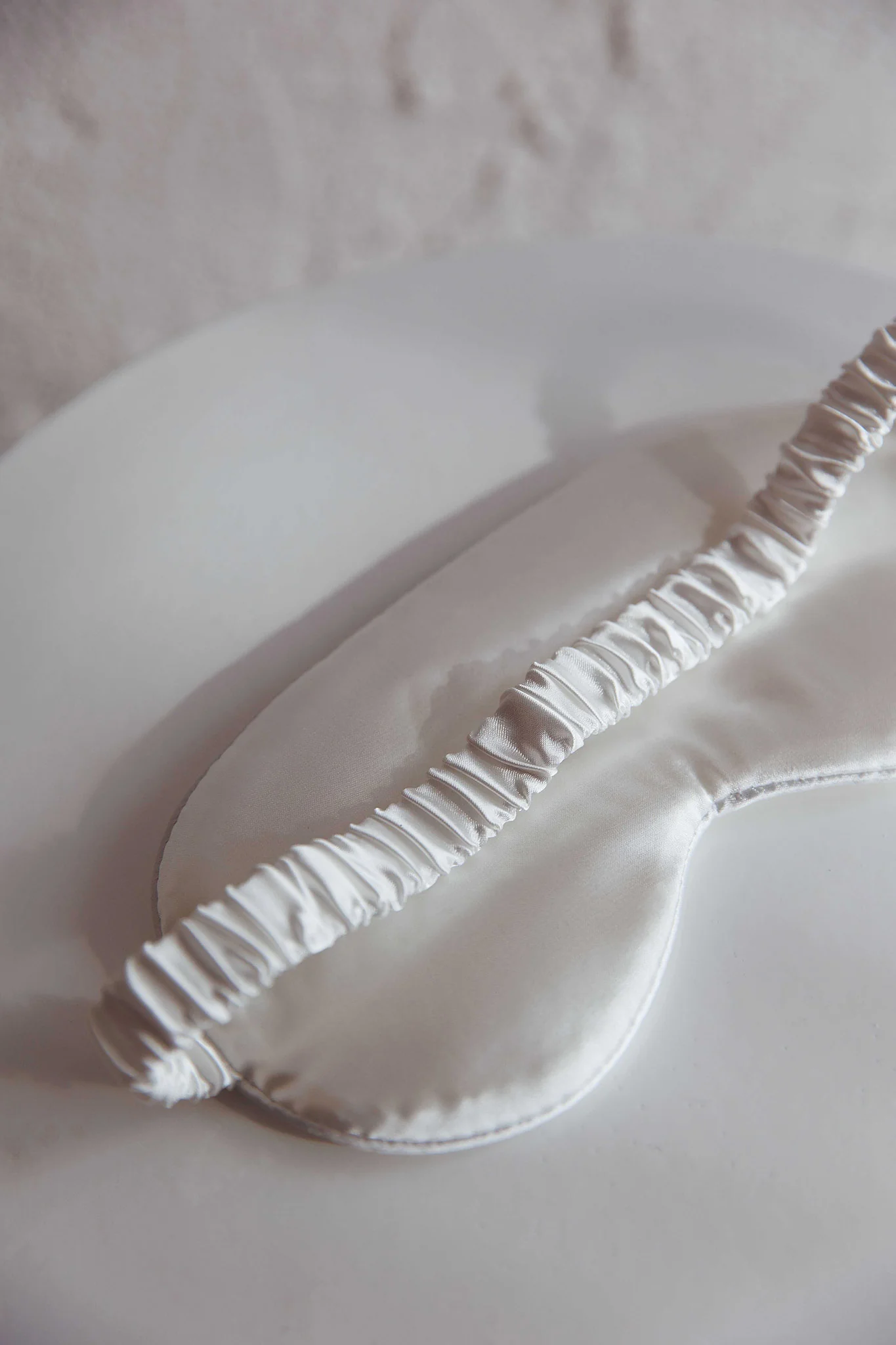 Sweet Dreams Satin Eye Mask White - Image 6