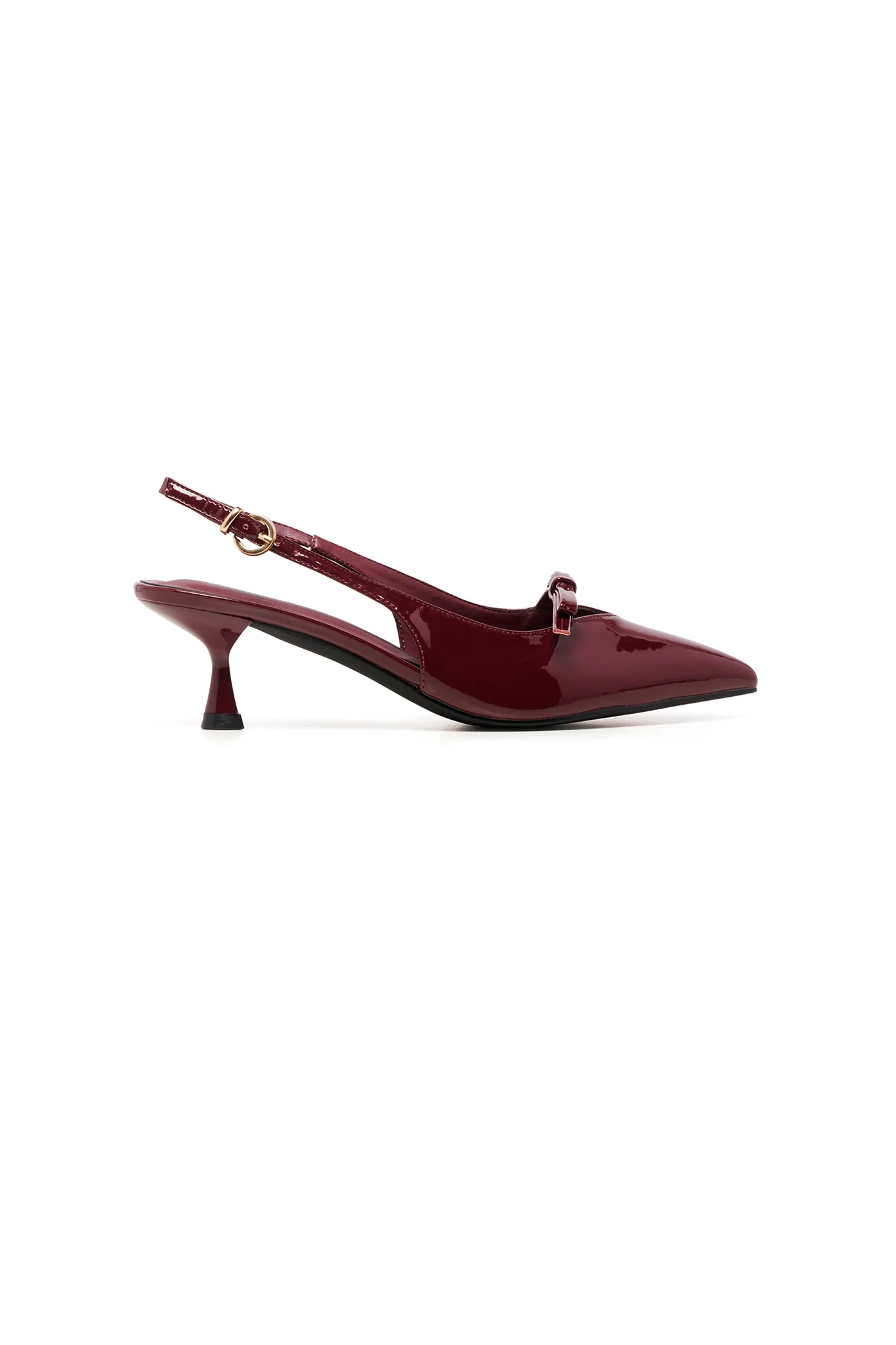 THERAPY Beverly Slingback Pump Cherry Patent - Image 4