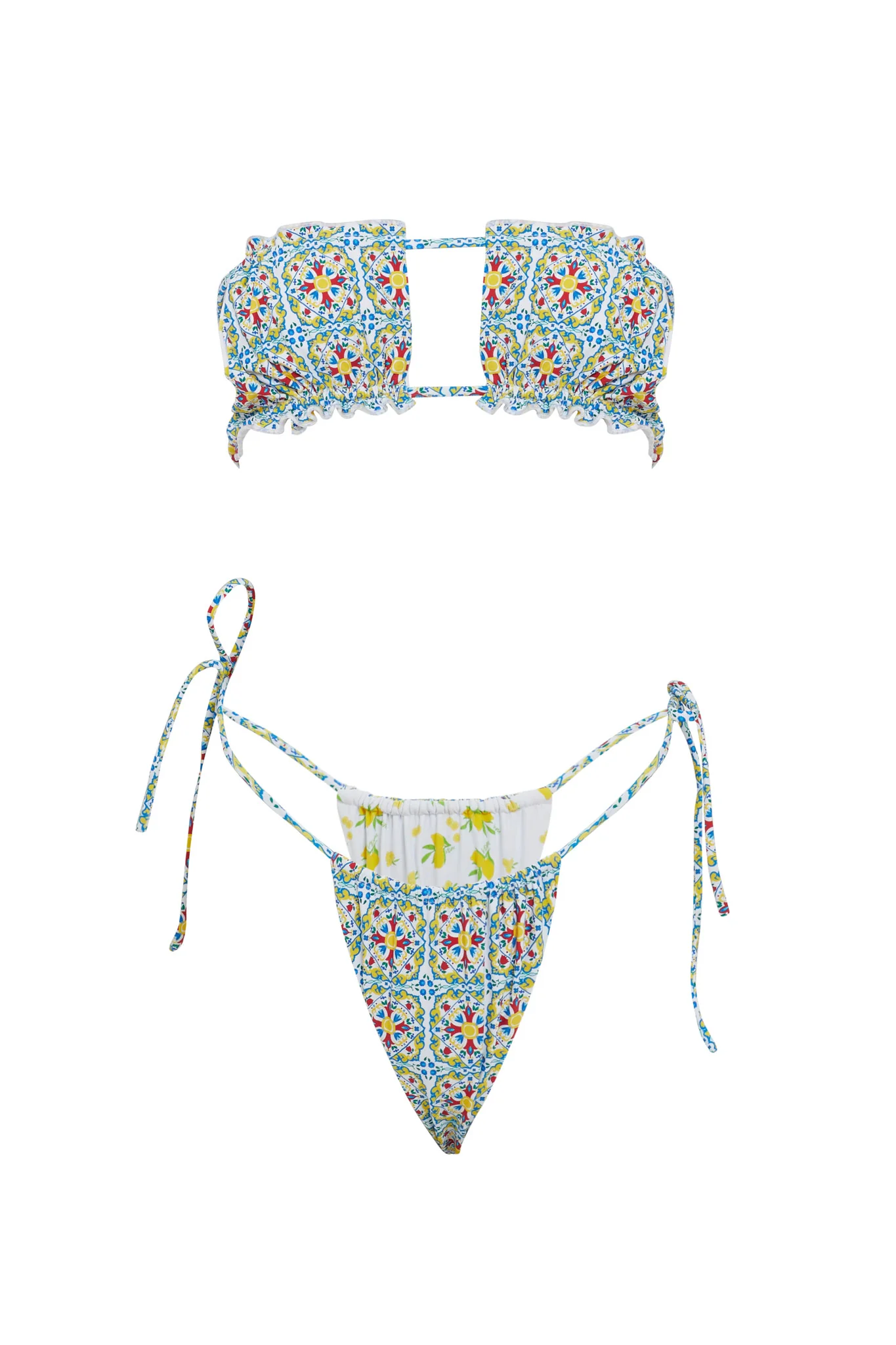 VDM The Label Blair Capri/Limone Reversible Top - Image 2