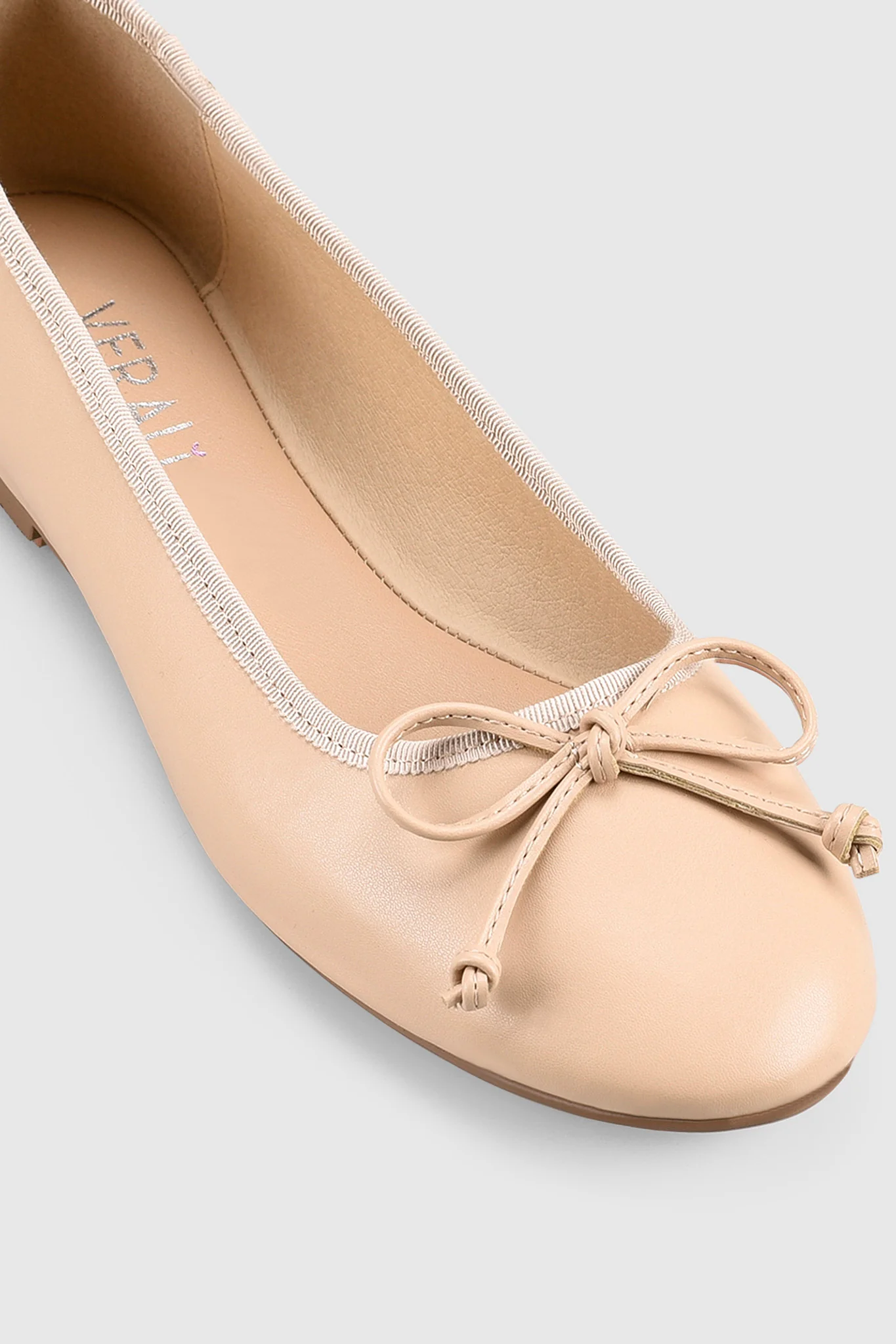 VERALi Ballerina Ballet Flats Nude Smooth - Image 3