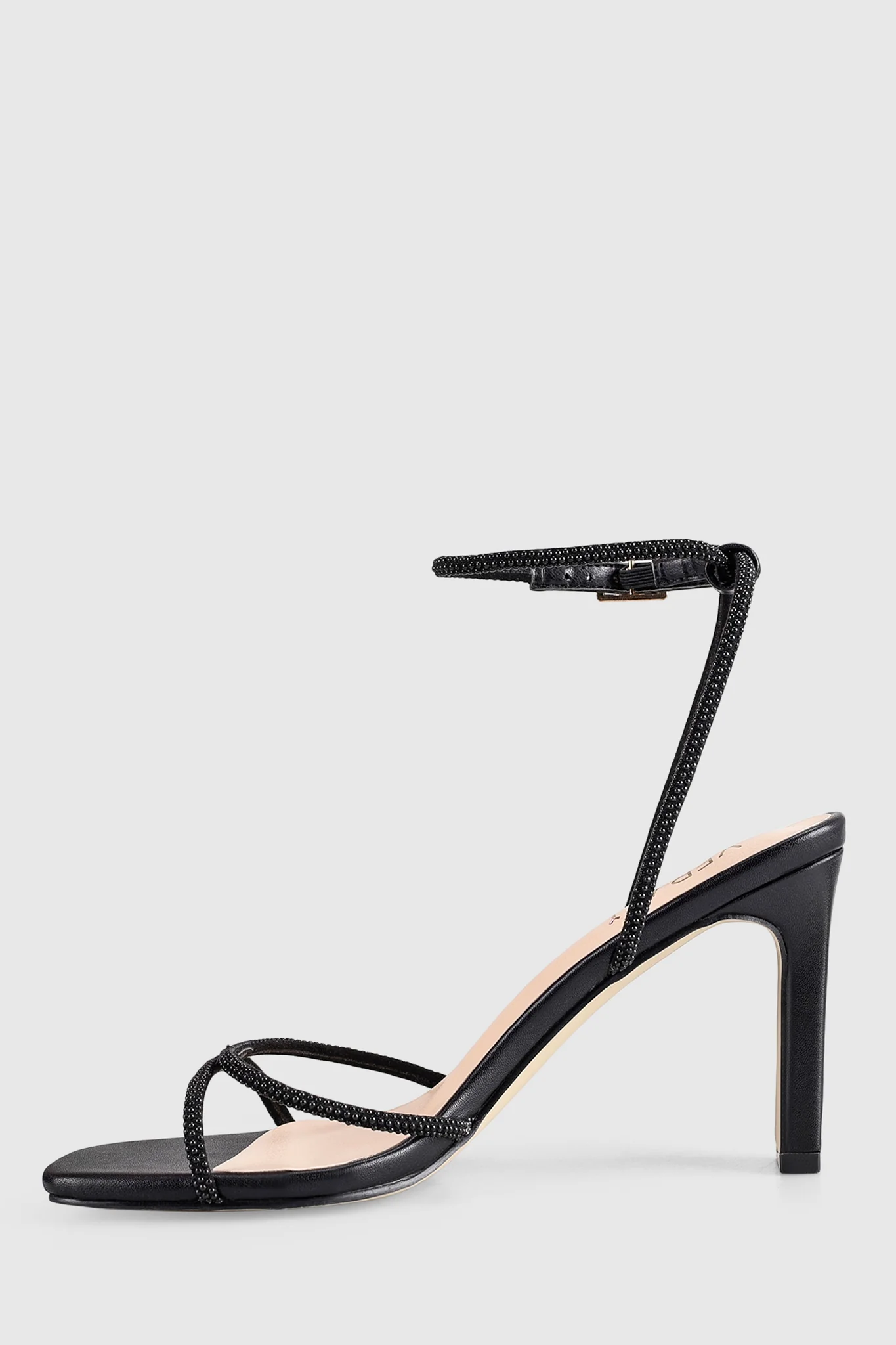 VERALi Kian Block Heel Sandals Black Pearl - Image 4
