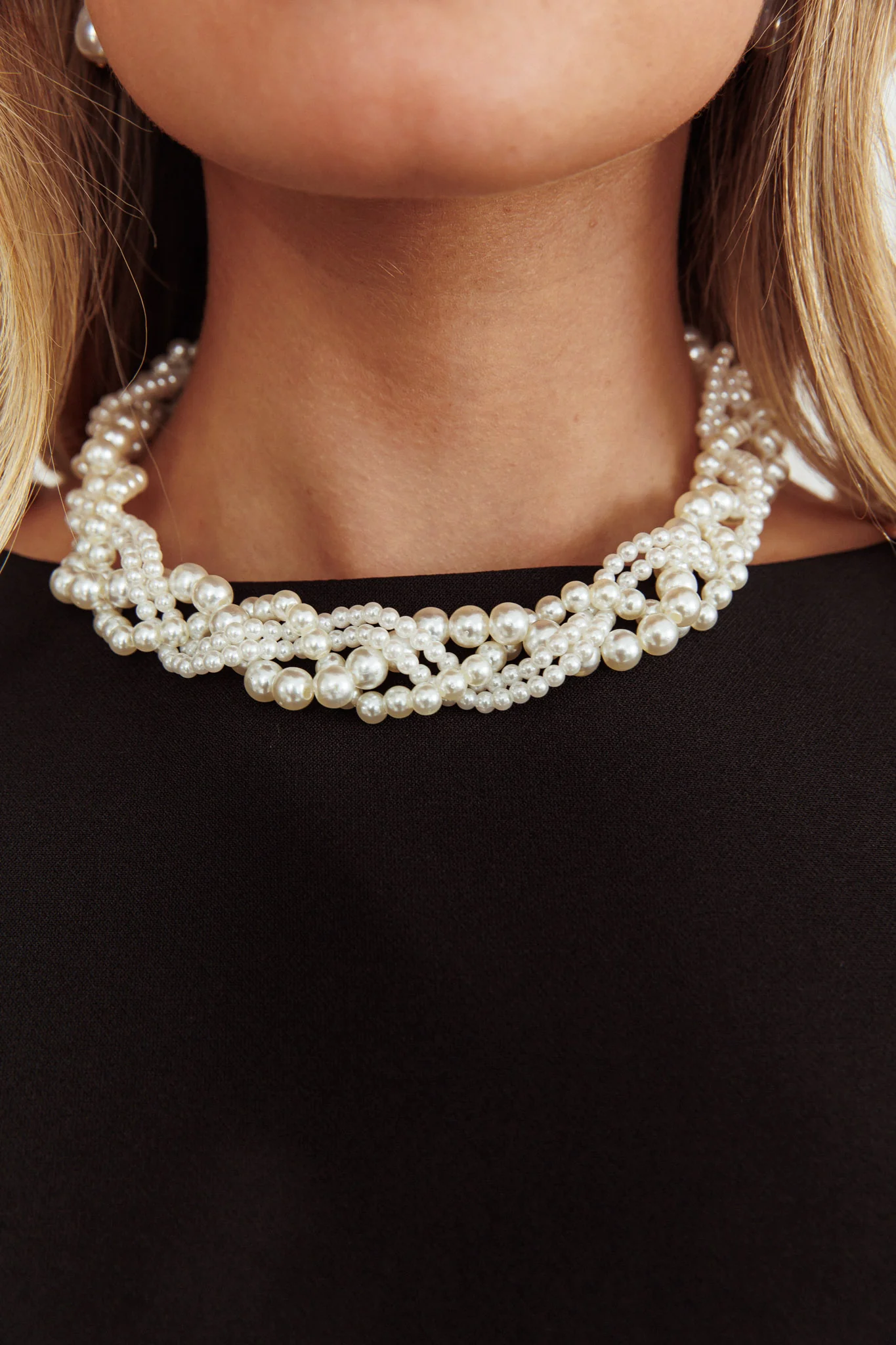 Your Smile Pearl Necklace Silver - Image 2