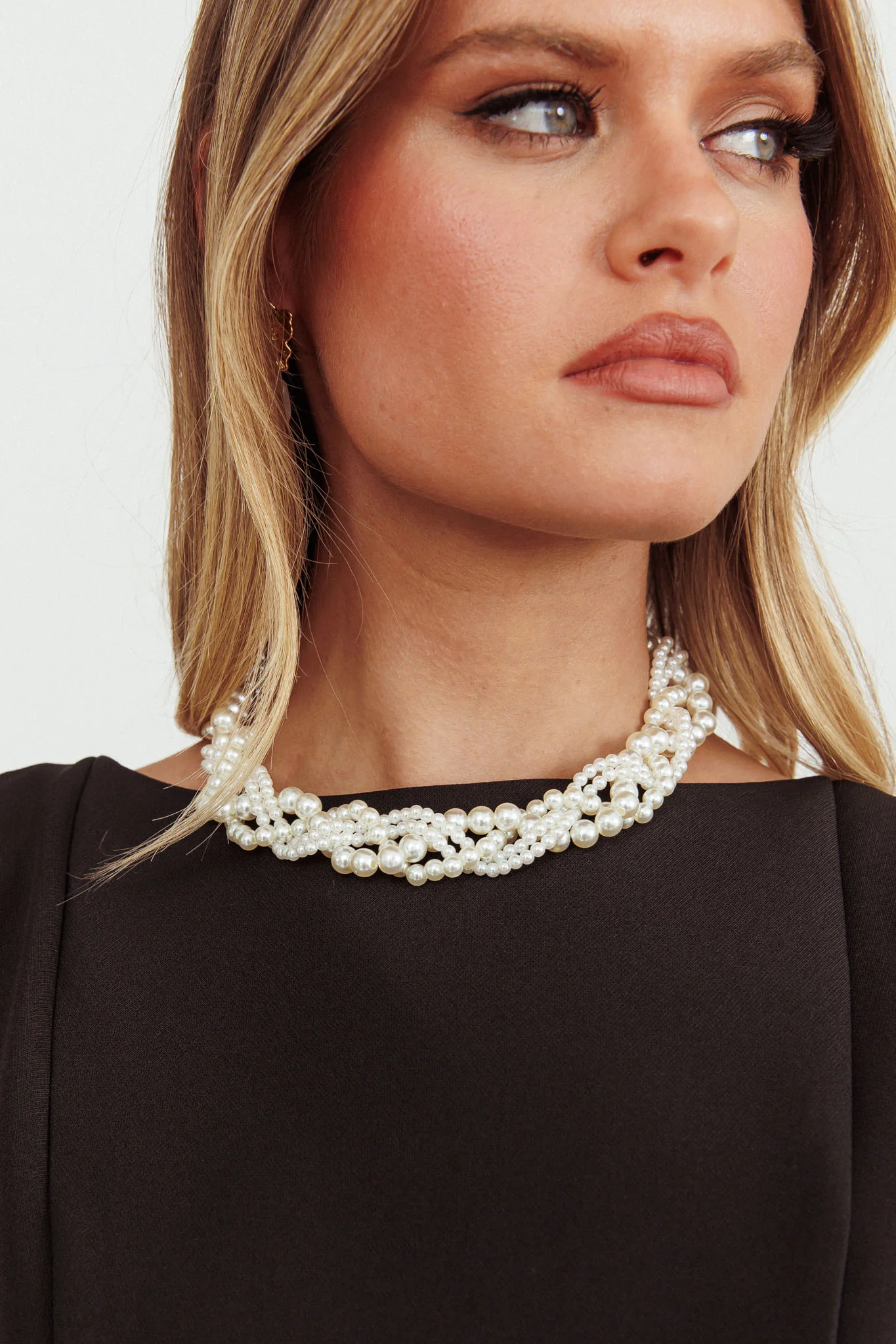 Your Smile Pearl Necklace Silver - Image 4